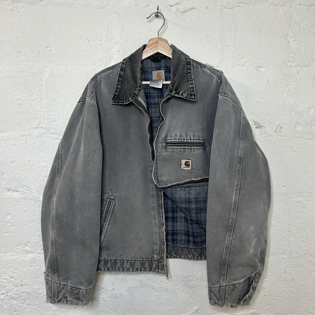 Vintage Blanket-Lined Carhartt Detroit Jacket “Metal” J97 MTL Men’s X-Large