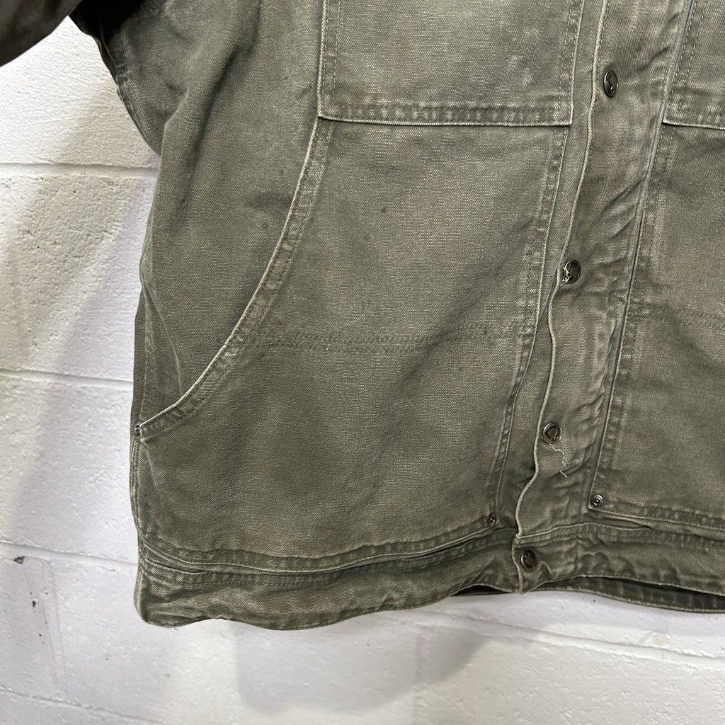 Carhartt Canvas Fleece-Lined Berwick Jacket “Moss Green” 101230-301 Men’s XL