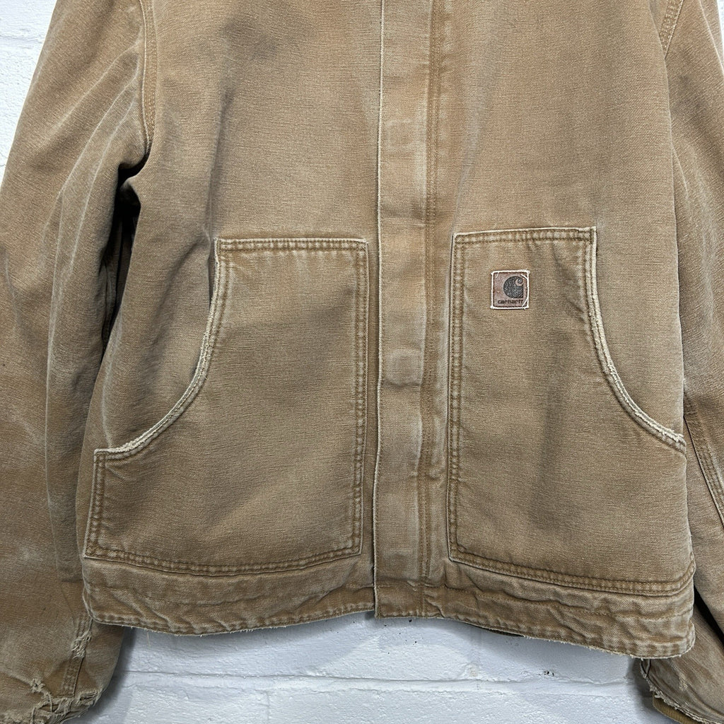 Vintage Carhartt Sherpa-Lined Dearborn Jacket “Camel/Brown” J164 CML Men’s XL
