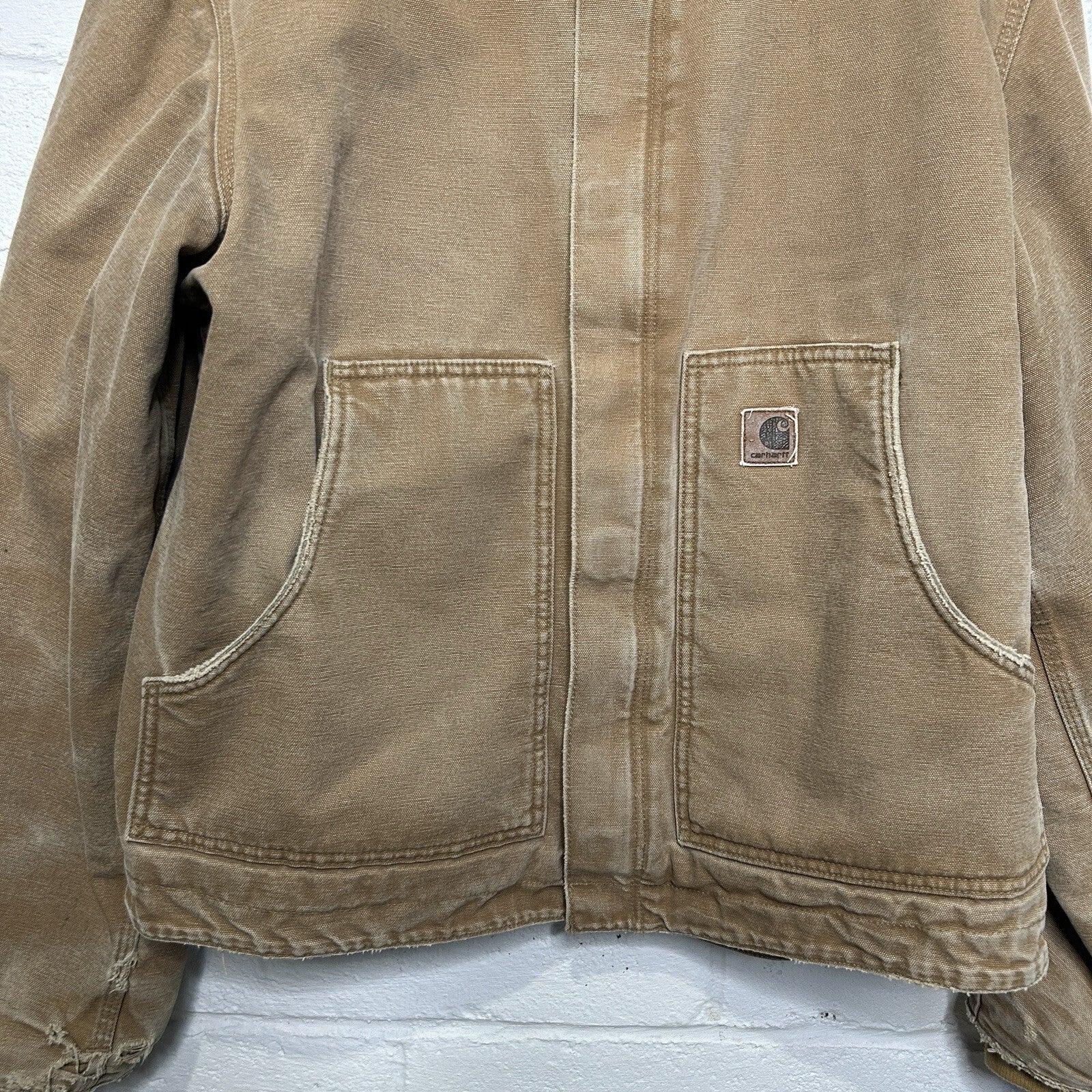 Vintage Carhartt Sherpa-Lined Dearborn Jacket “Camel/Brown” J164 CML Men’s XL