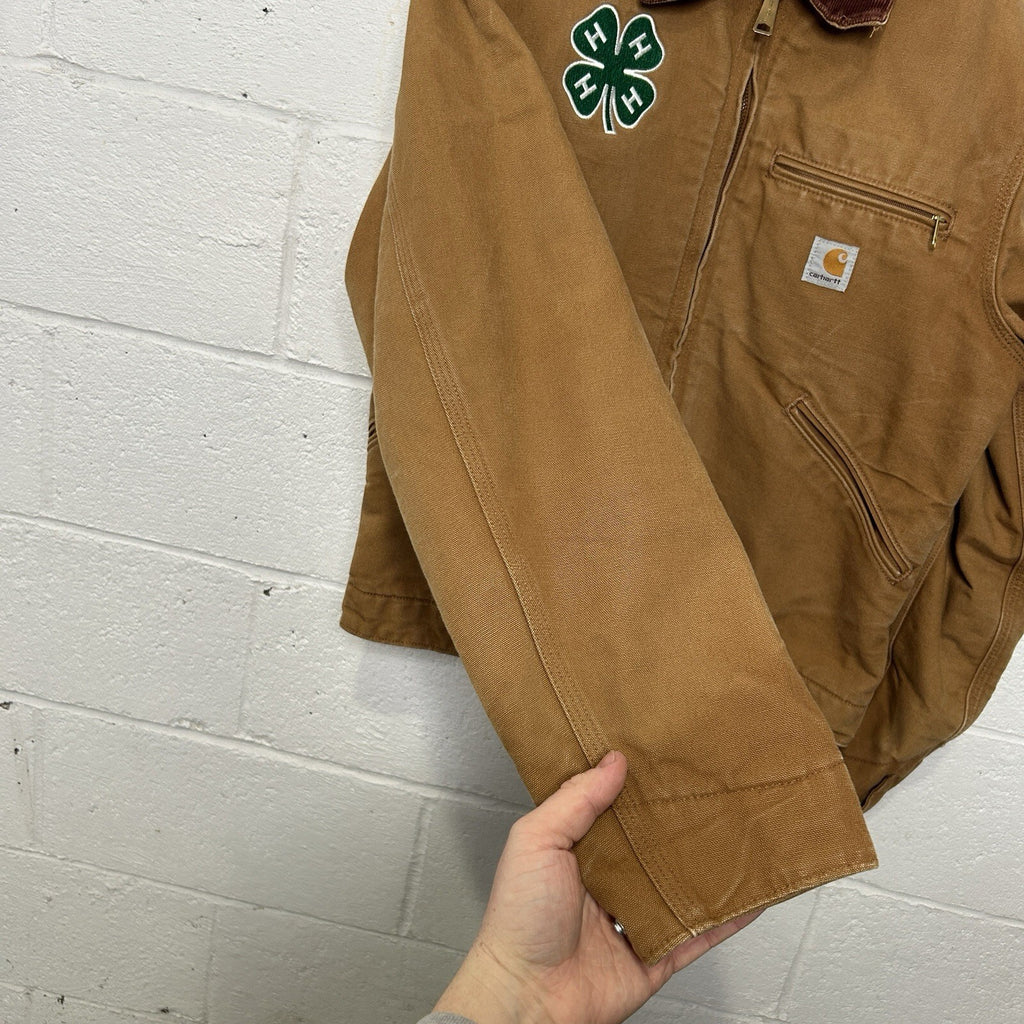 Carhartt Blanket-Lined Detroit Jacket “Brown” 4H J001 BRN Men’s Small USA