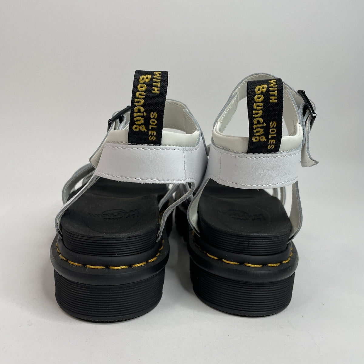 Doc Dr. Martens Blaire Platform Sandal “White” Women's 7 LA004 New