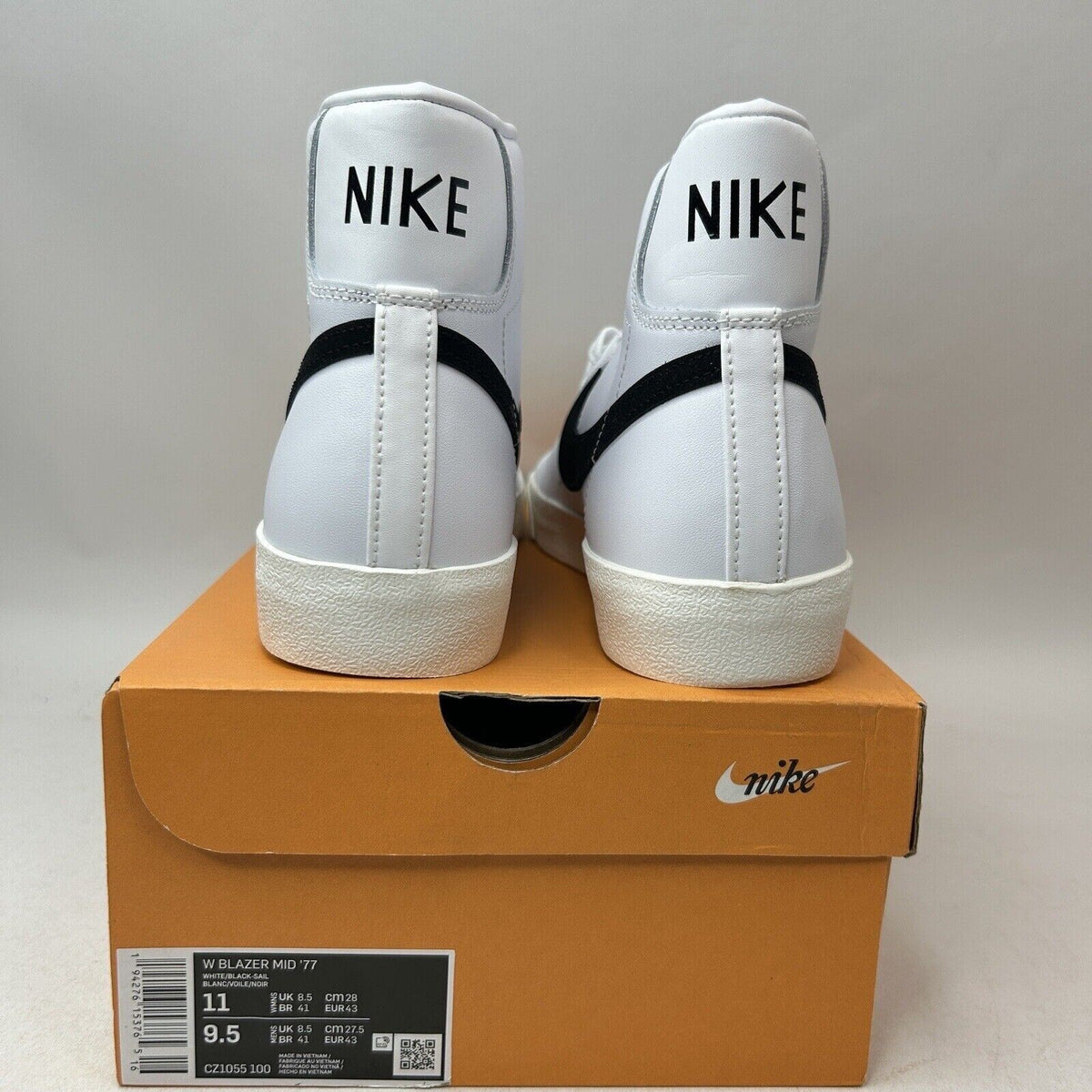 Nike Shoes Blazer Mid 77’ WMNS “Vintage White Black” 2024