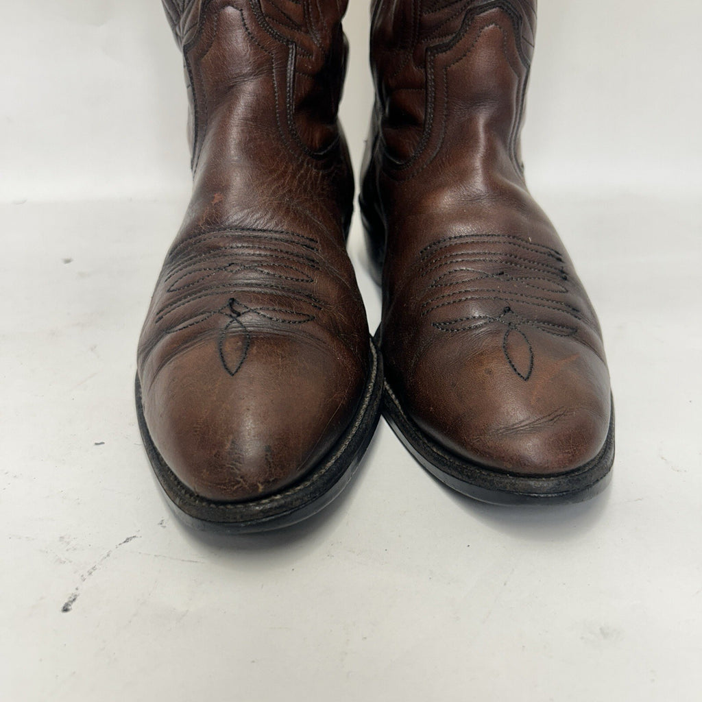 Vintage Red Wing 9801 Pecos Roper Pull-On Cowboy Boots “Mostique Brown” 11D