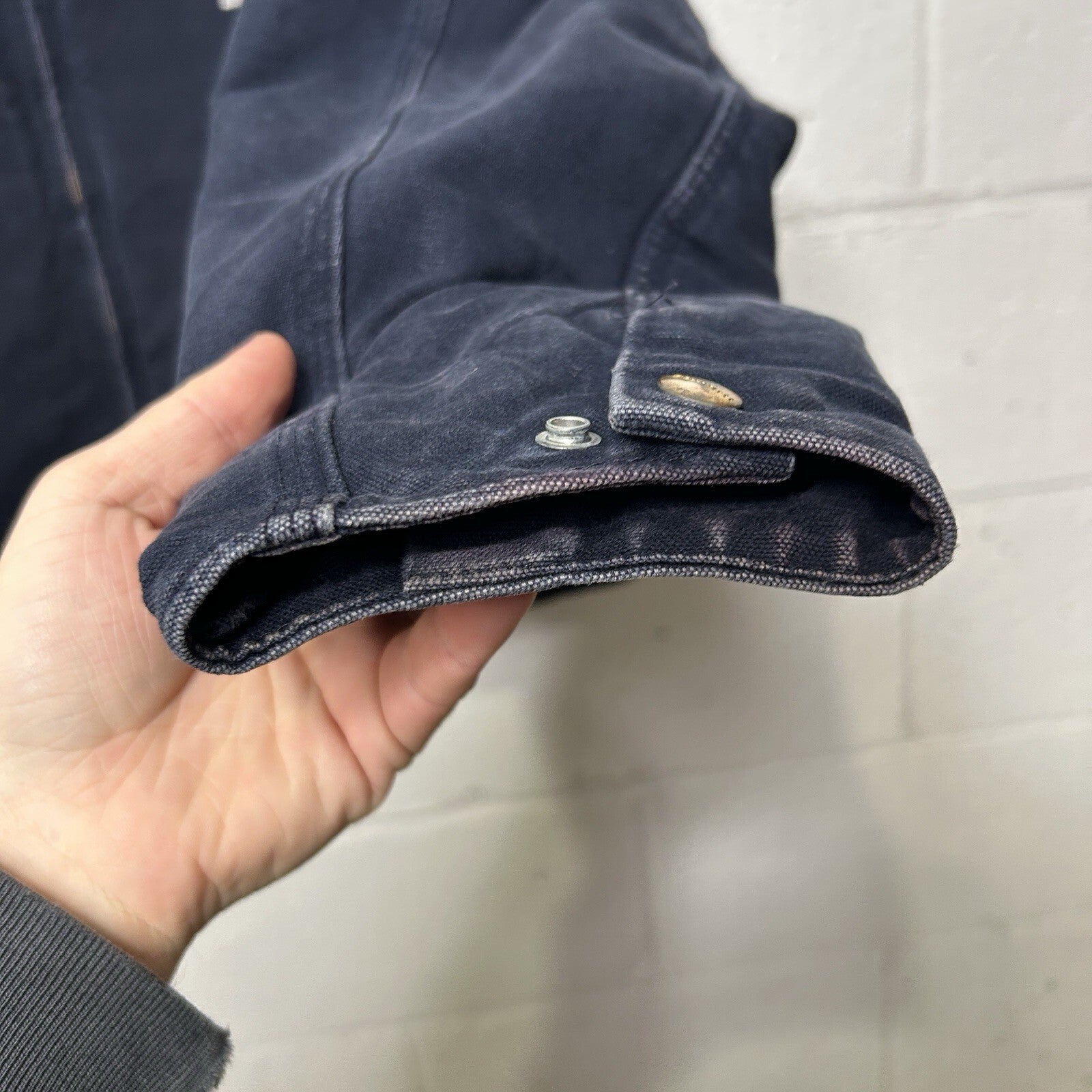 Vintage Carhartt Blanket-Lined Detroit Jacket “Dark Navy” J01 DNY Men’s Large