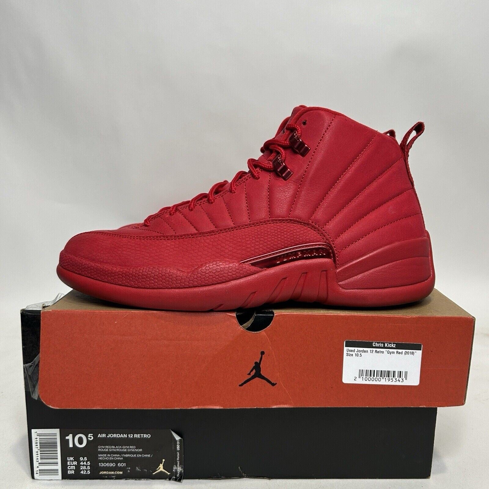 Nike Air Jordan 12 Retro OG “Gym Red/Triple Red” 2024