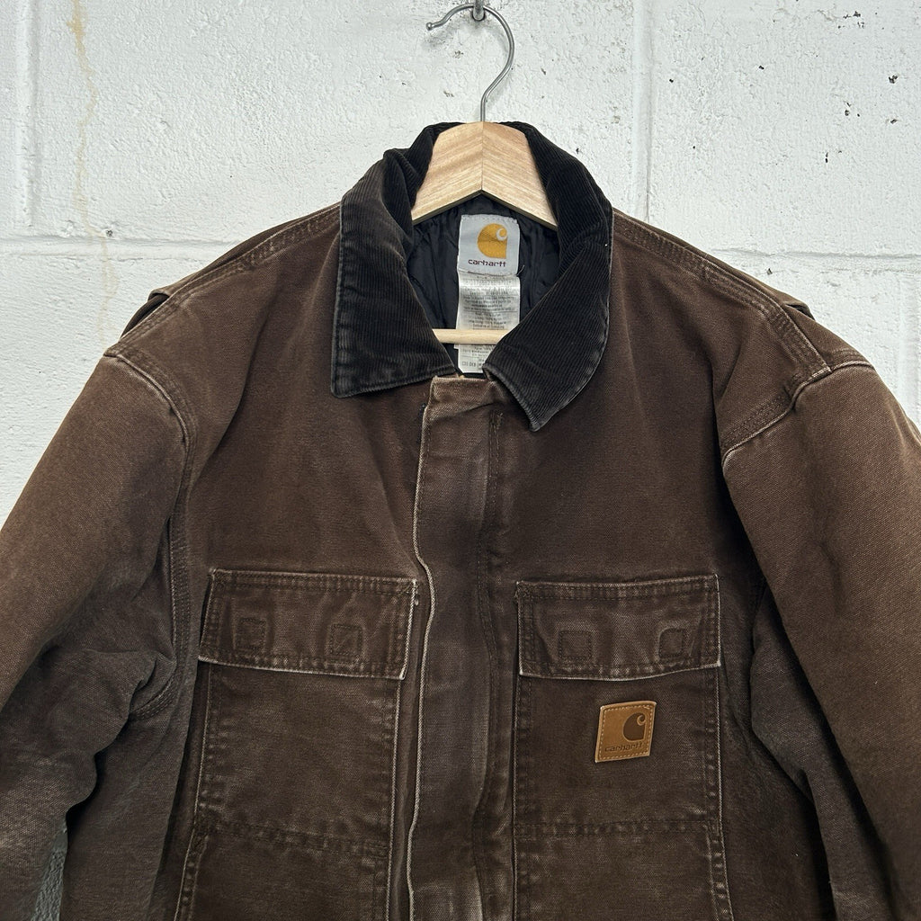 Vintage Carhartt Quilted Artic Jacket “Dark Brown” C26 DKB Men’s Medium