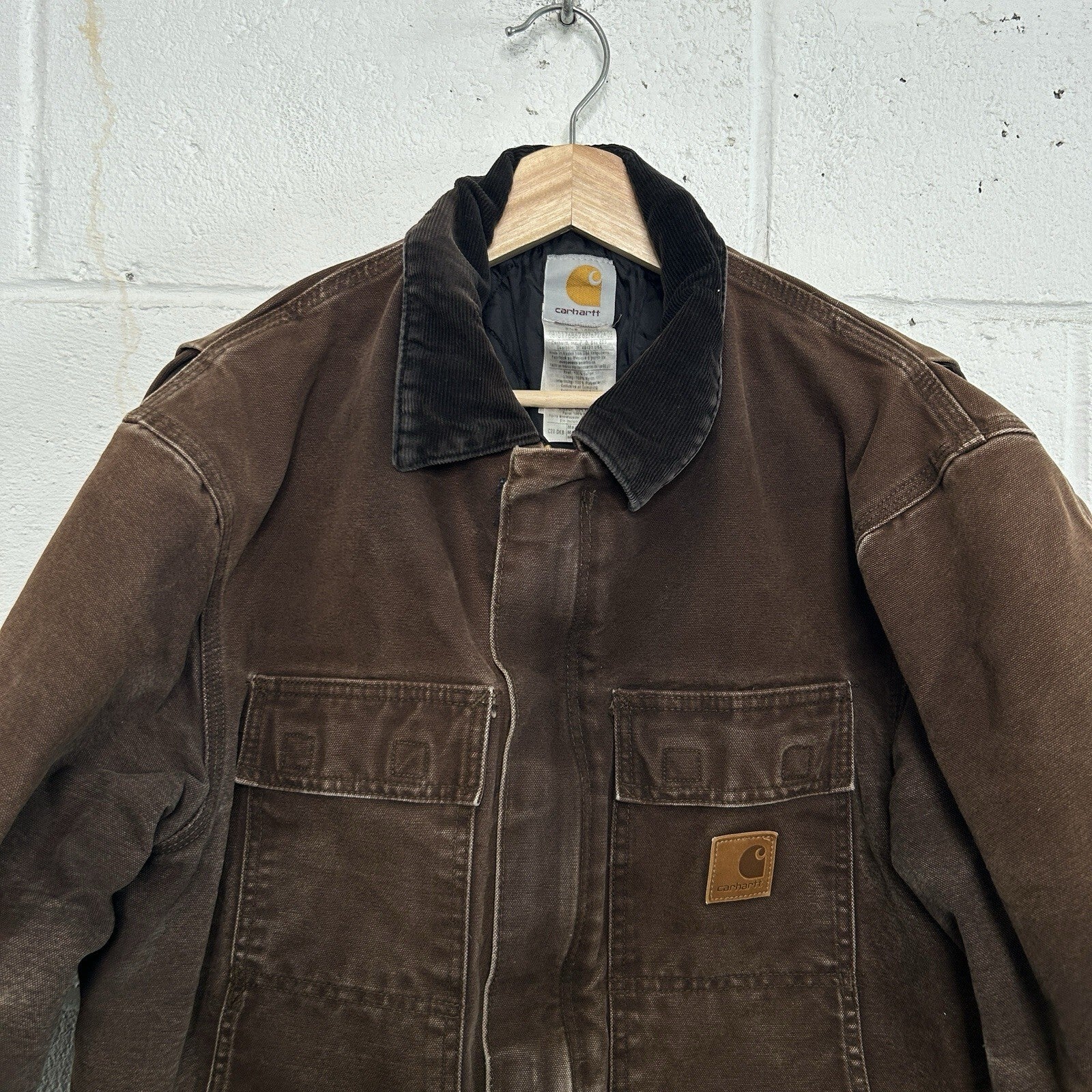 Vintage Carhartt Quilted Artic Jacket “Dark Brown” C26 DKB Men’s Medium