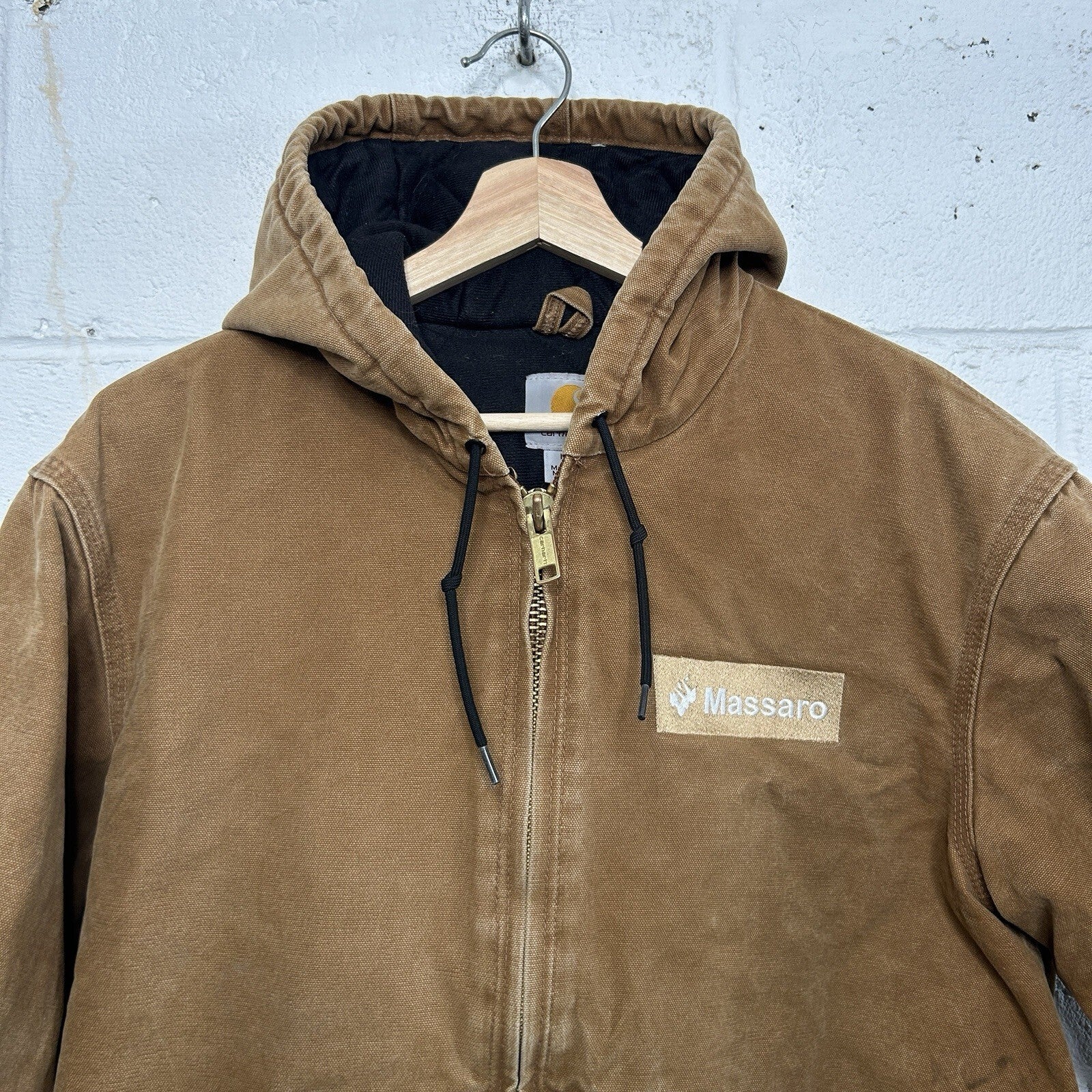 Carhartt Hooded Quilt-Lined Active Jacket “Brown” J130-211 Men’s Medium