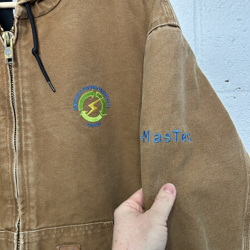 Carhartt Hooded Quilt-Lined Active Jacket “Brown” J130-211 Men’s X-Large