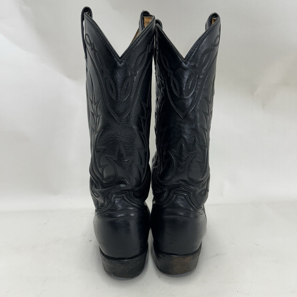 Vintage Tony Lama Style 2993 Western Cowboy Boots “Black” Men’s 9D