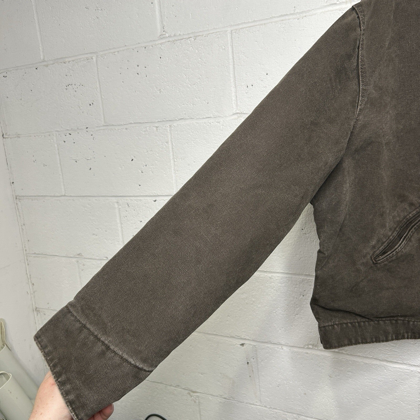 Vintage Carhartt Blanket-Lined Detroit Jacket “Timber” J97 TMB Men’s 2XL