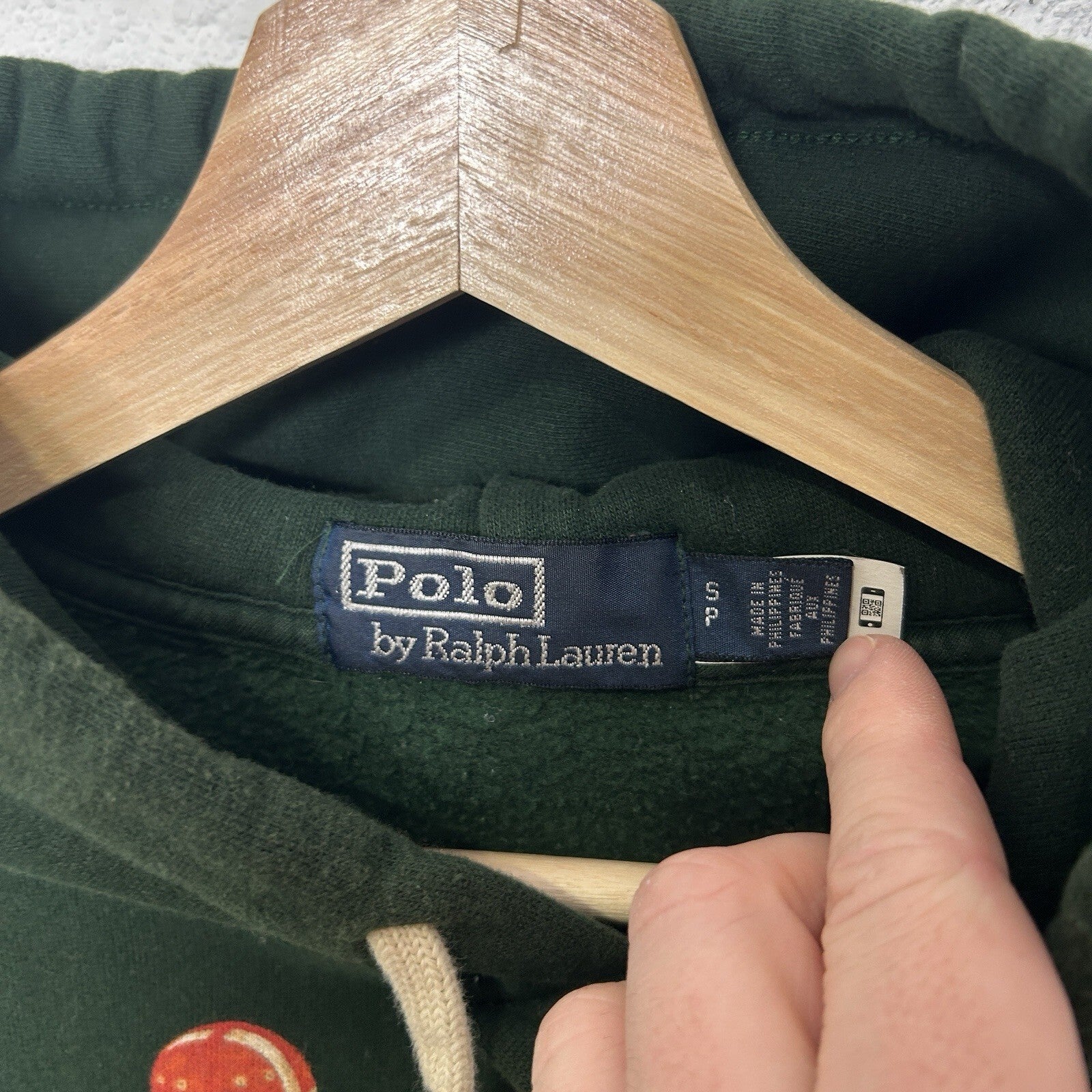 Polo Ralph Lauren Iconic Five Horsemen Hoodie “Green” Men’s Small Worn