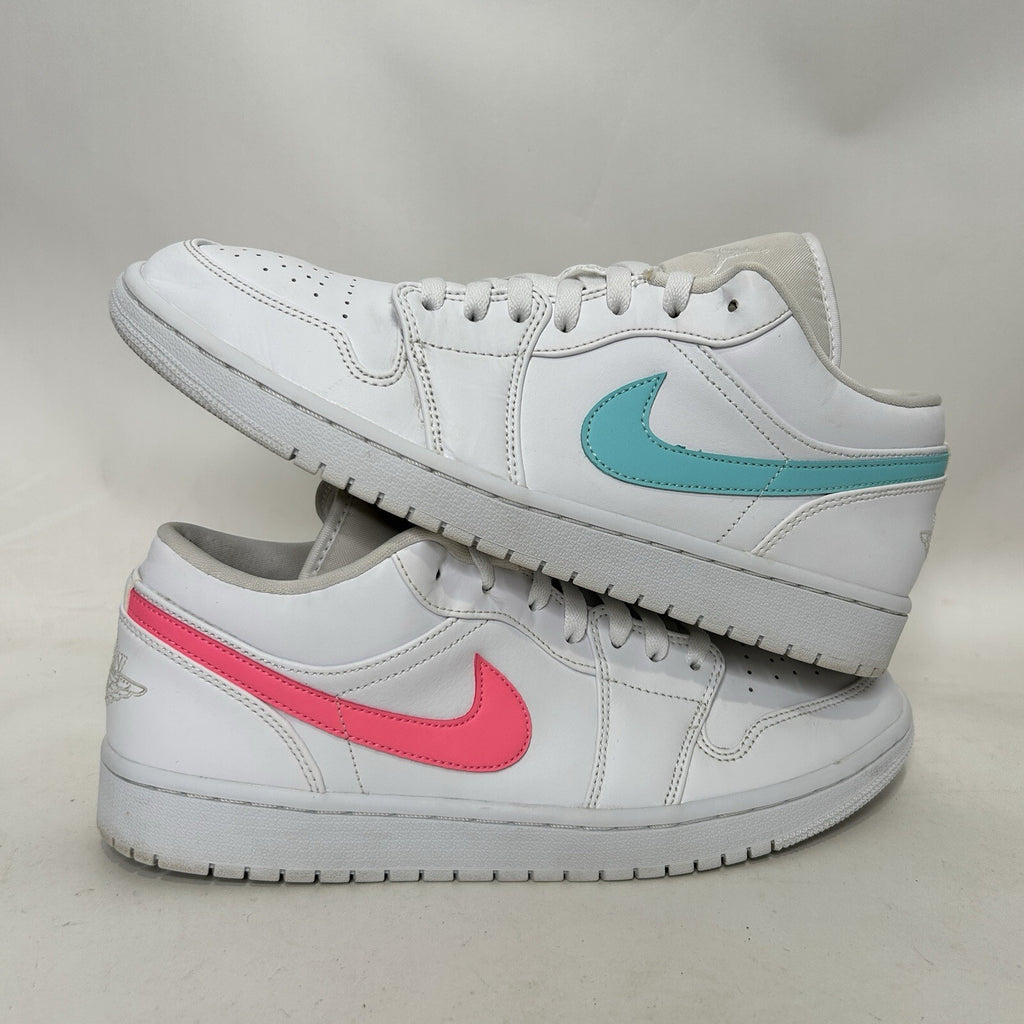 Nike Air Jordan 1 Low Retro “Neon Swooshes” CW7033-100 Men’s 12 Worn