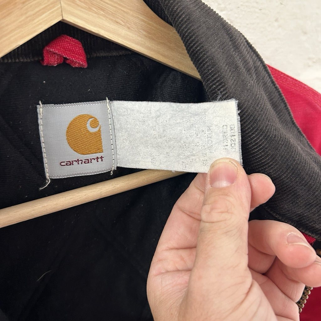 Vintage Carhartt Quilted Santa Fe Jacket “Red” J13RED/JQ2100 Men’s Medium