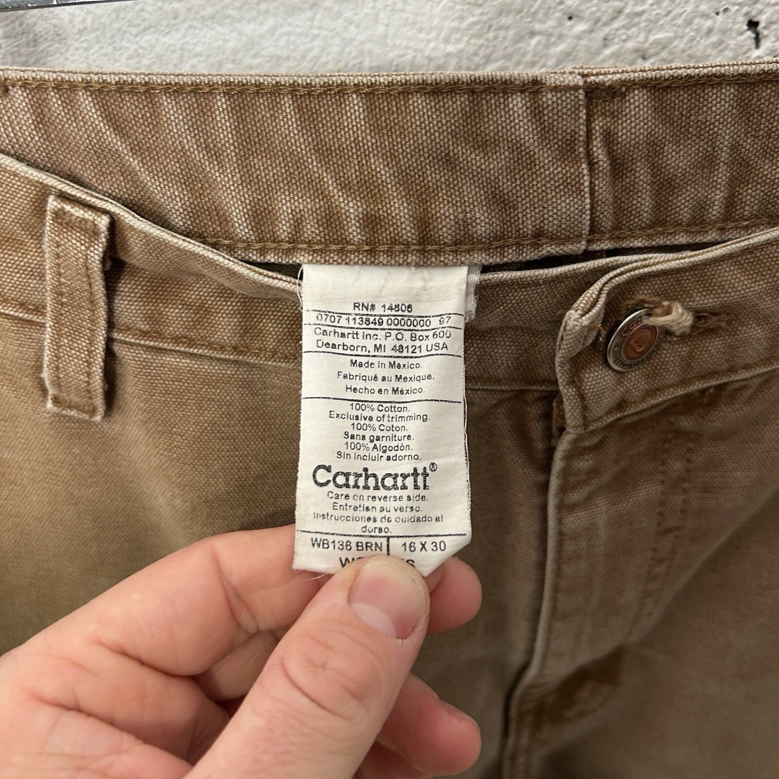 Vintage Carhartt DoubleKnee Pants “Brown” B136 BRN
