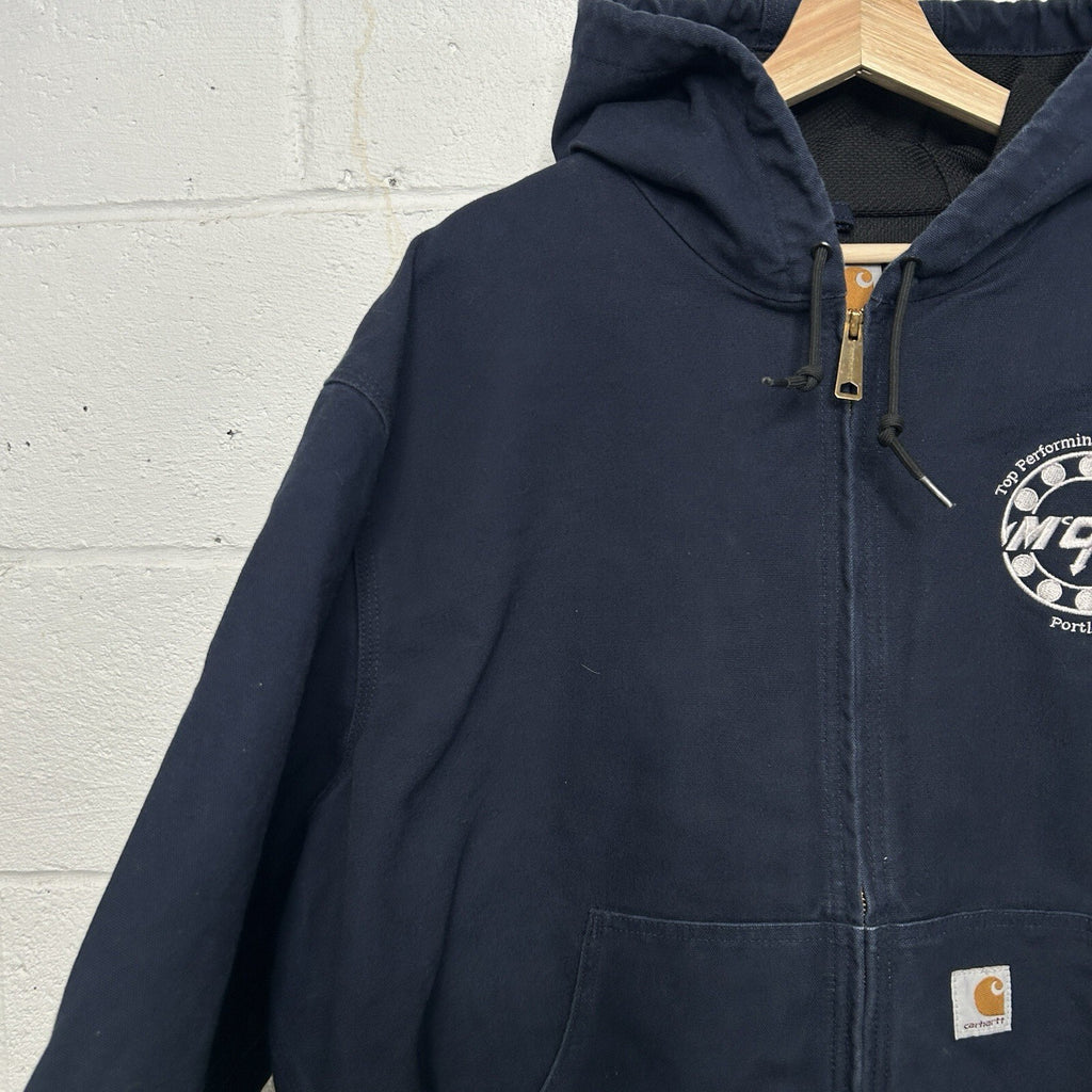 Carhartt Thermal-Lined Hooded Active Jacket “Dark Navy” J131 DNY Men’s X-Large