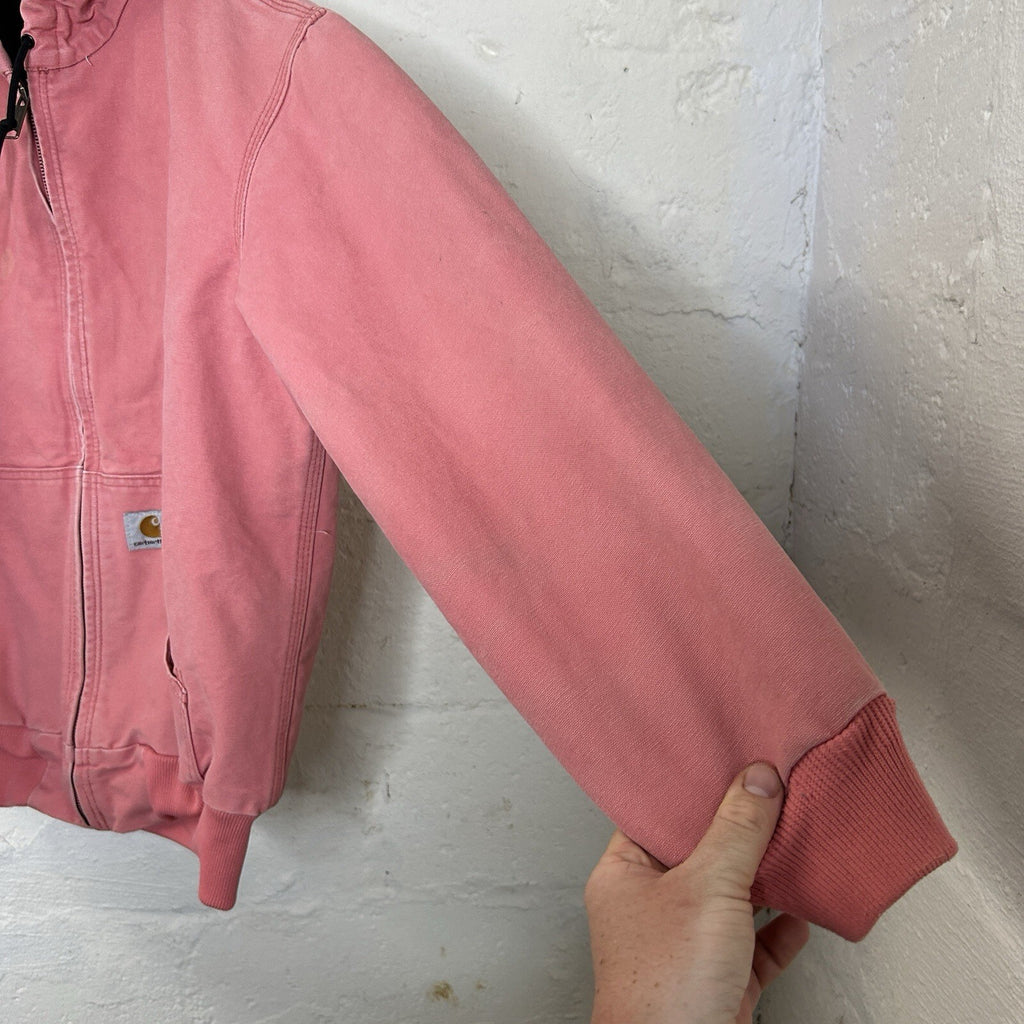 Y2K Carhartt Hooded Active Jacket “Sherbet Pink” WJ130 SBT Women’s Medium