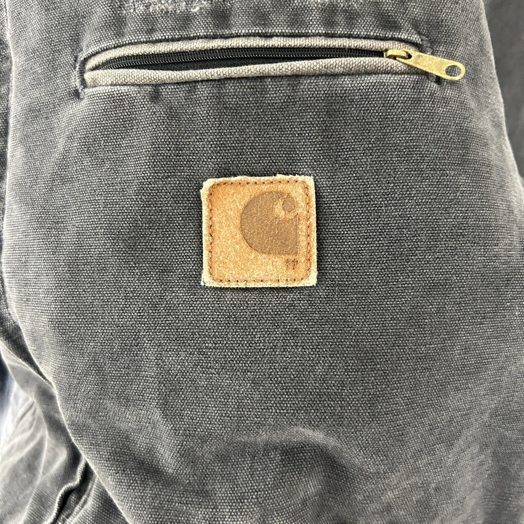 Vintage Carhartt Blanket-Lined Detroit Jacket “Petrol Grey” J97 PTL Men’s XL