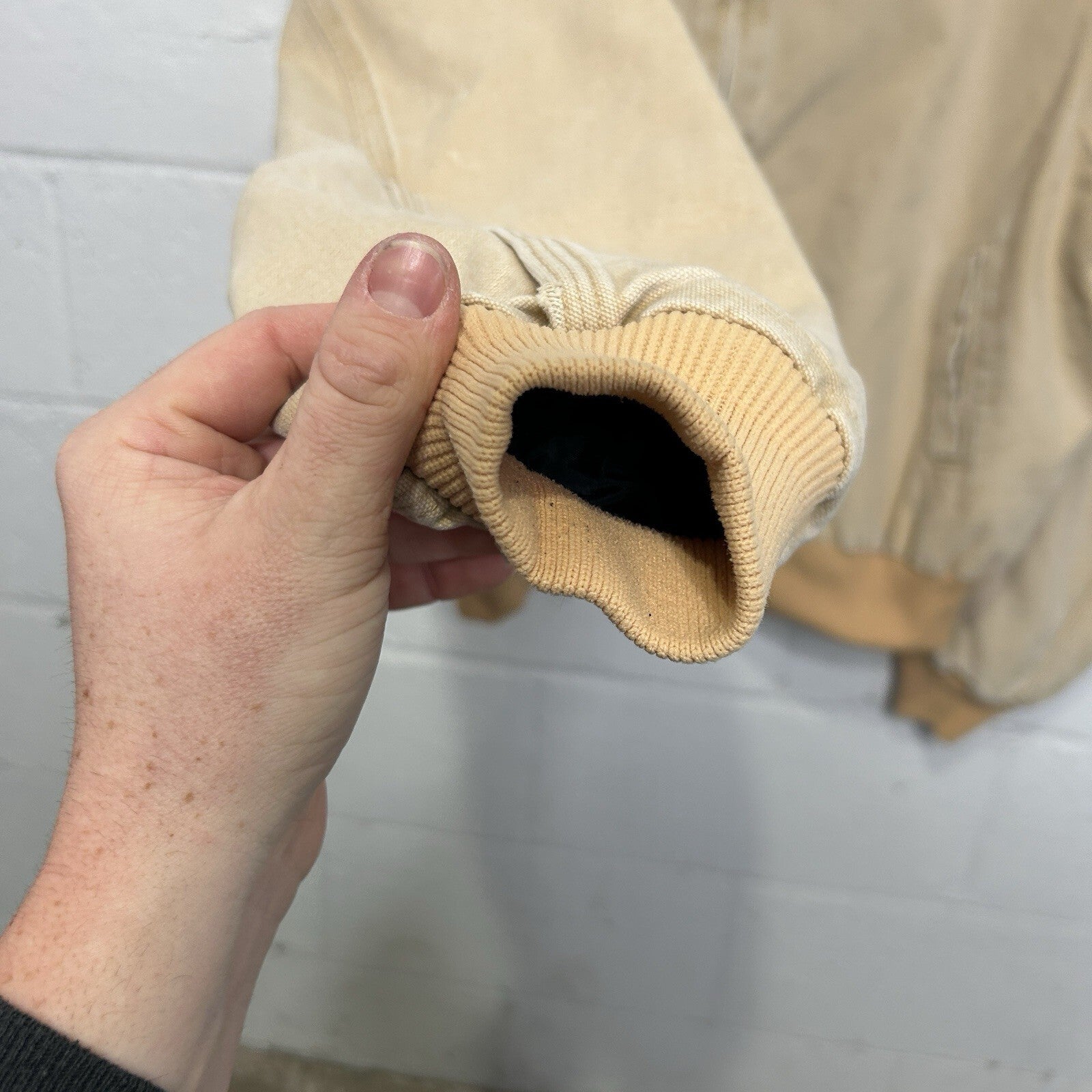 Vintage Carhartt Quilted Santa Fe Jacket “Wheat” J14 WET Men’s X-Large