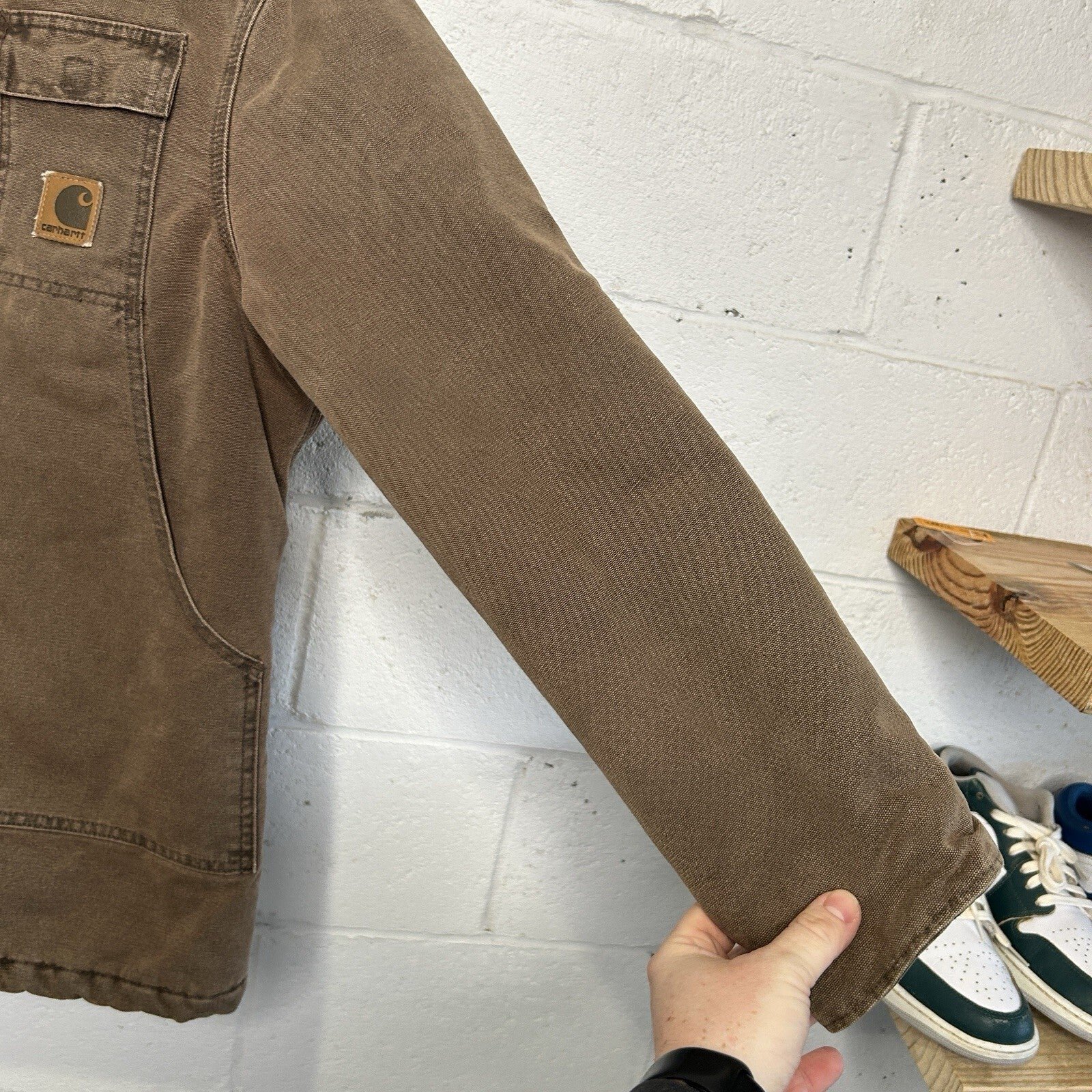 Vintage Carhartt Quilted Artic Jacket “Chestnut” C26 CHT Men’s Small