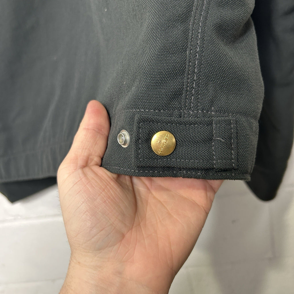 Vintage Carhartt Blanket-Lined Detroit Jacket “Charcoal” J128 CHR Men’s X-Large