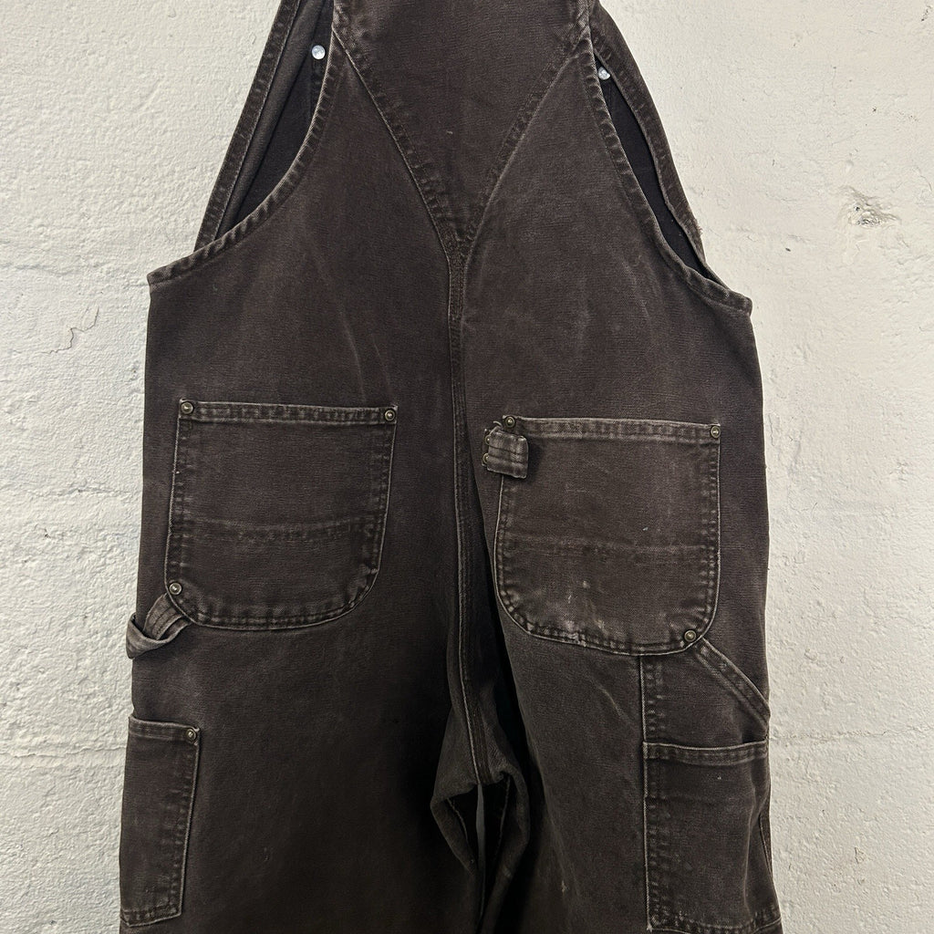 Vintage Carhartt Sandstone DoubleKnee Overalls “Dark Brown”