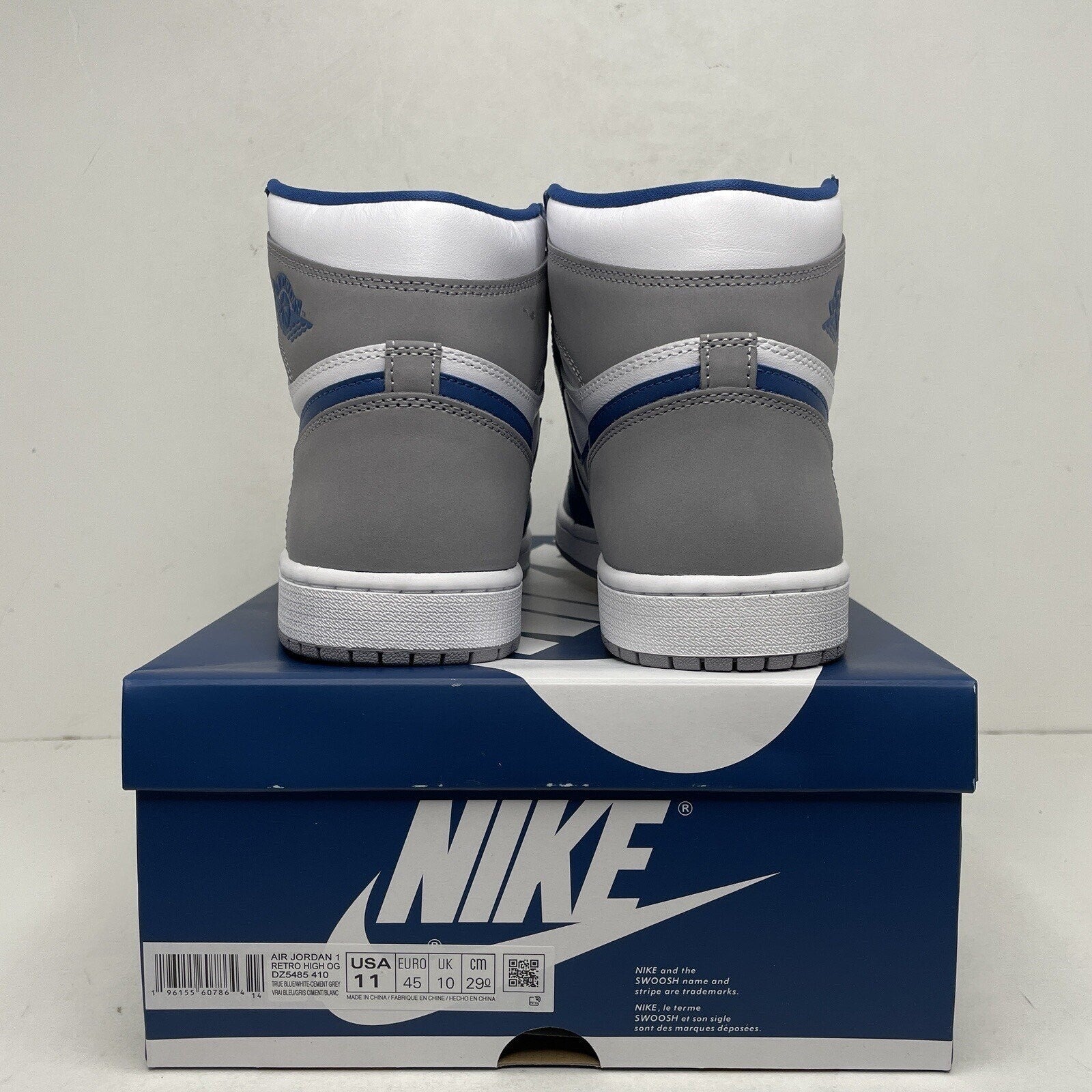 Nike Air Jordan 1 High OG "True Blue" Men’s Size 11 DZ5485-410 Brand New