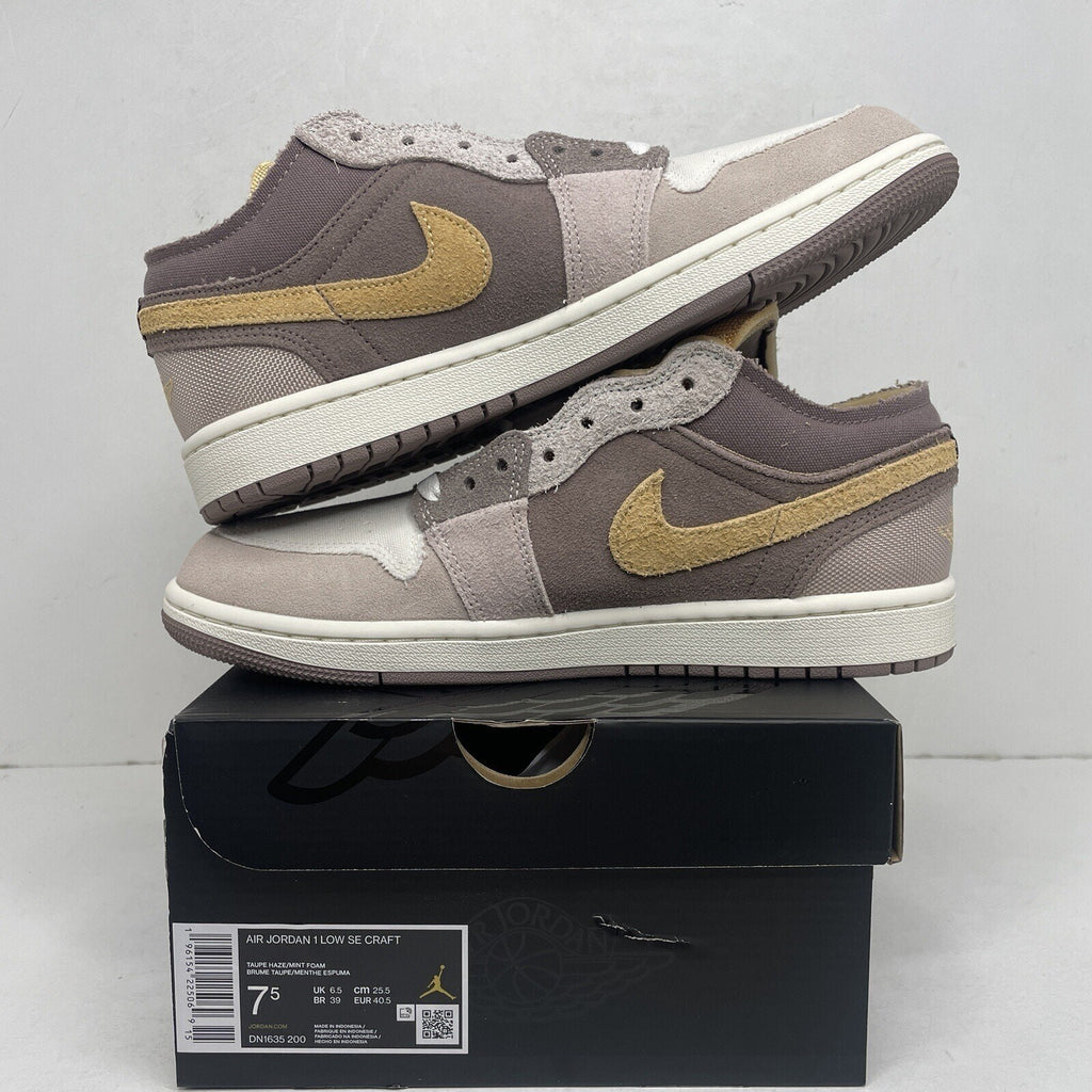 Nike Air Jordan 1 Low SE Craft “Taupe Haze” DN1635-200 Men’s 7.5/9W - Brand New