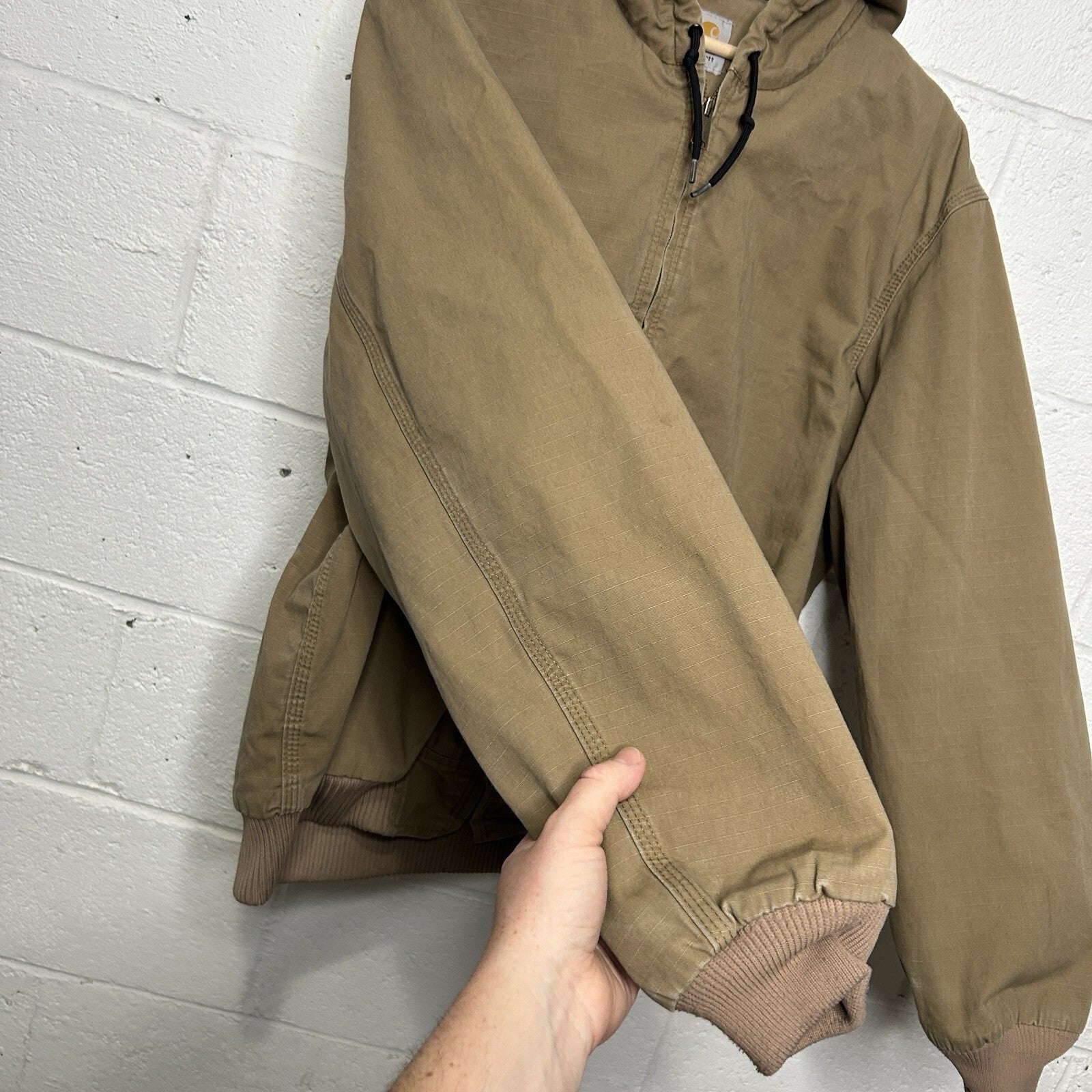 Vintage Carhartt Quilted Ripstop Active Jacket “Dark Khaki” 100108 253 Men’s L