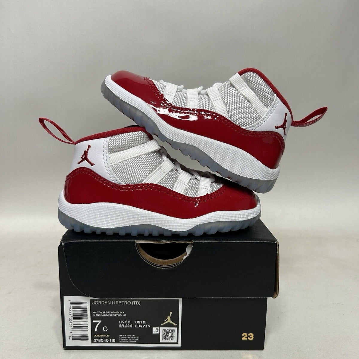 Nike Air Jordan 11 Retro TD “Cherry Red White” 2024