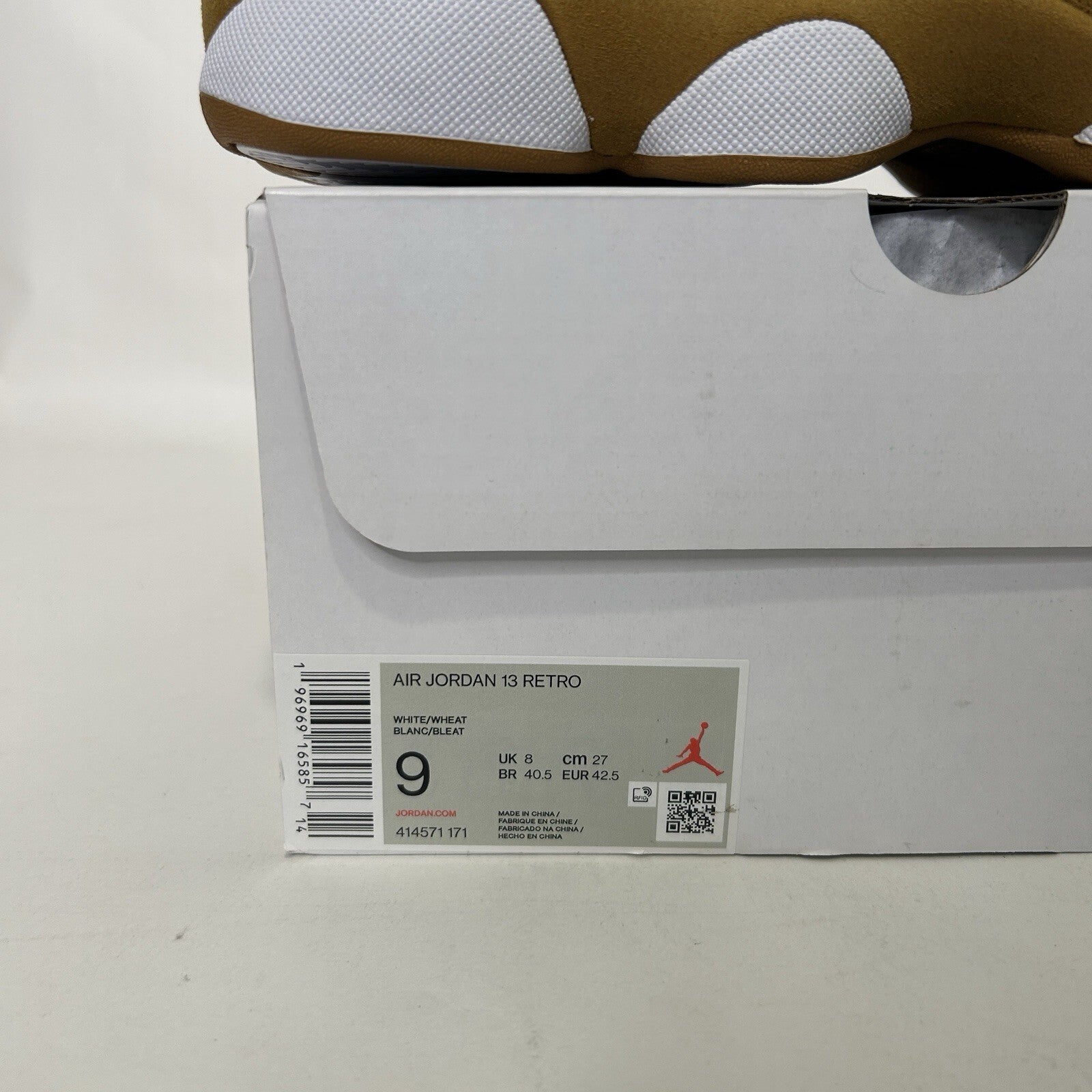 Nike Air Jordan 13 Retro “Wheat White” 2023 414571-171 Men’s 9 New