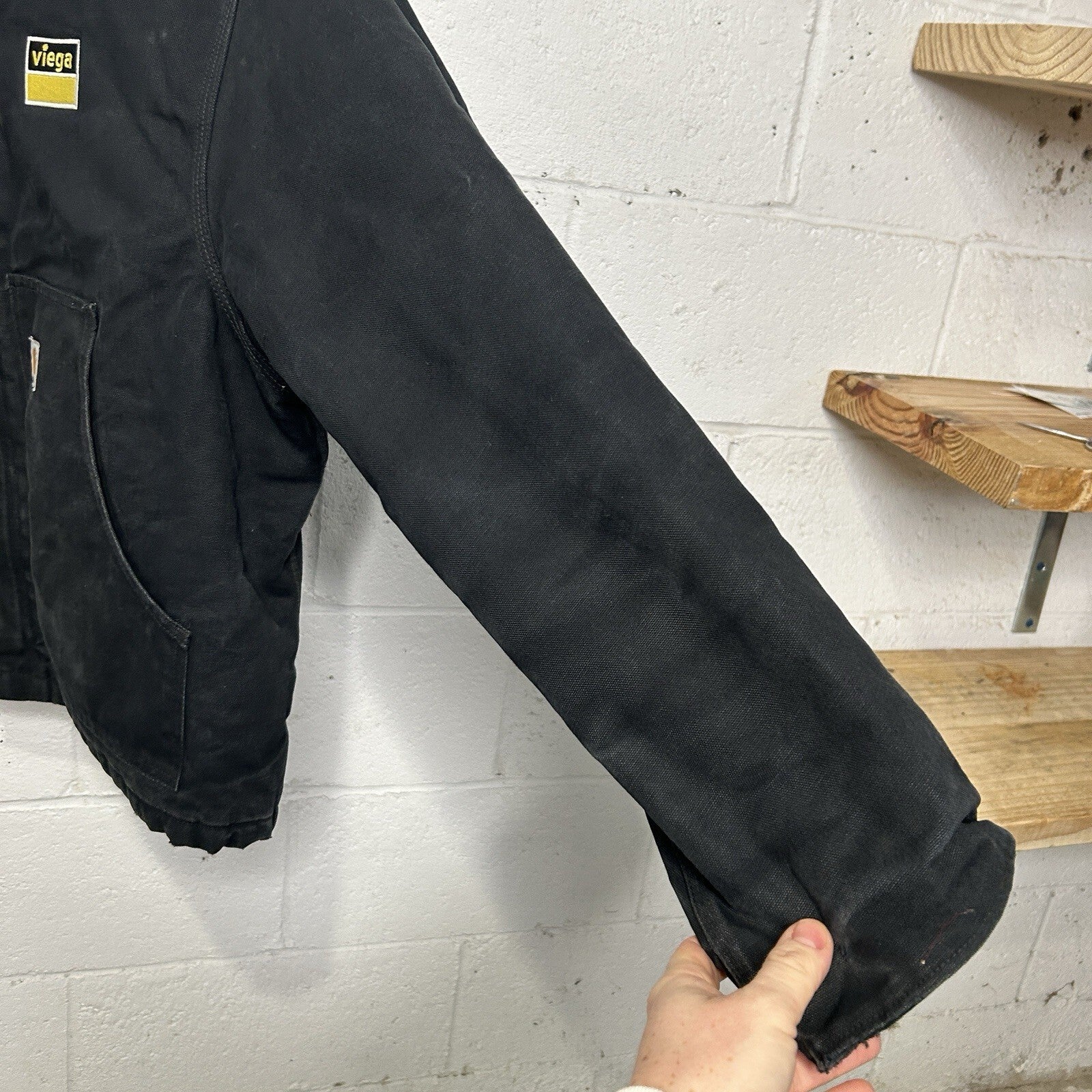 Vintage Carhartt Quilted Traditional Artic Jacket “Black” J02 BLK Men’s X-Large