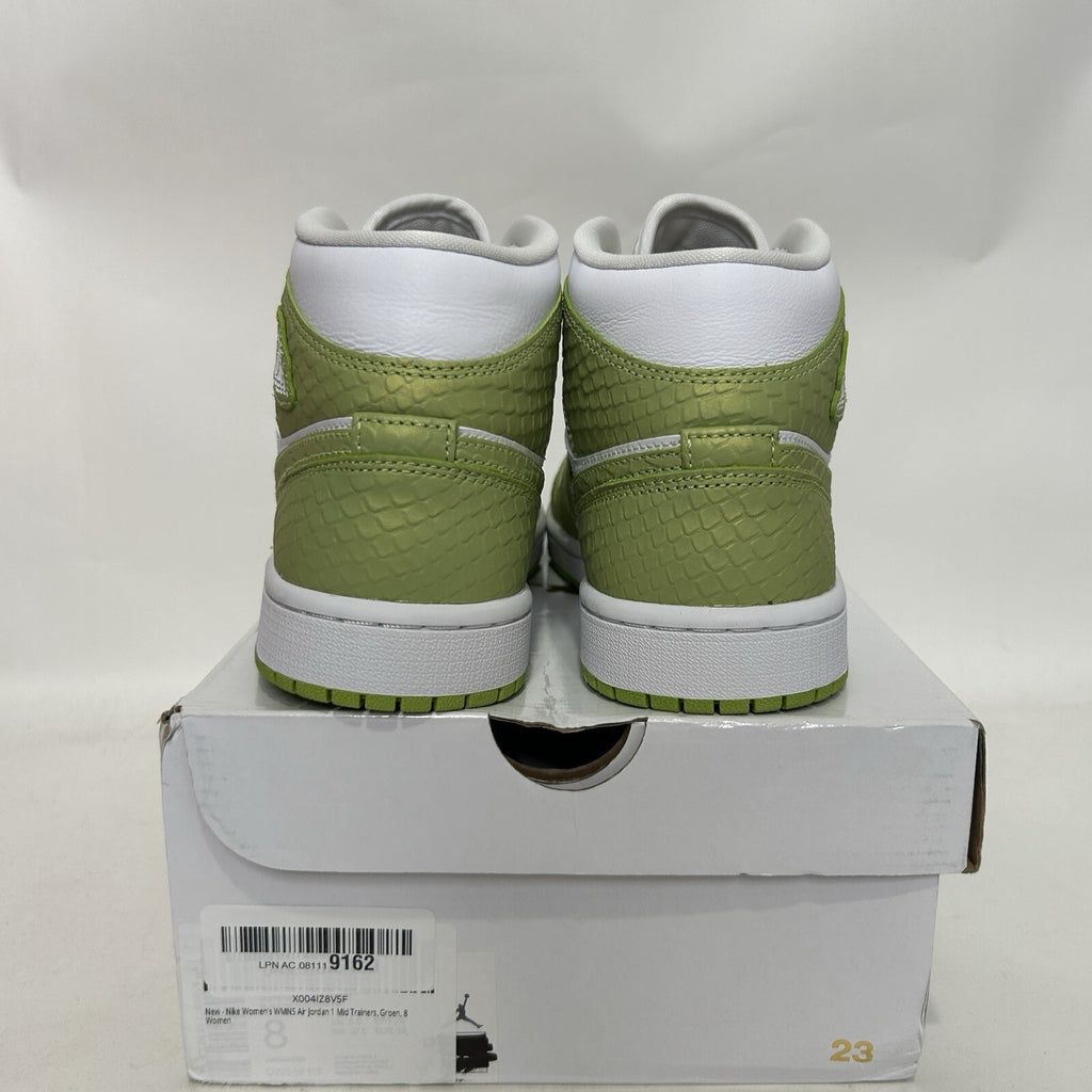 Nike Air Jordan 1 Retro Mid SE WMNS “Green Python” DV2959-113 Women’s 8 New