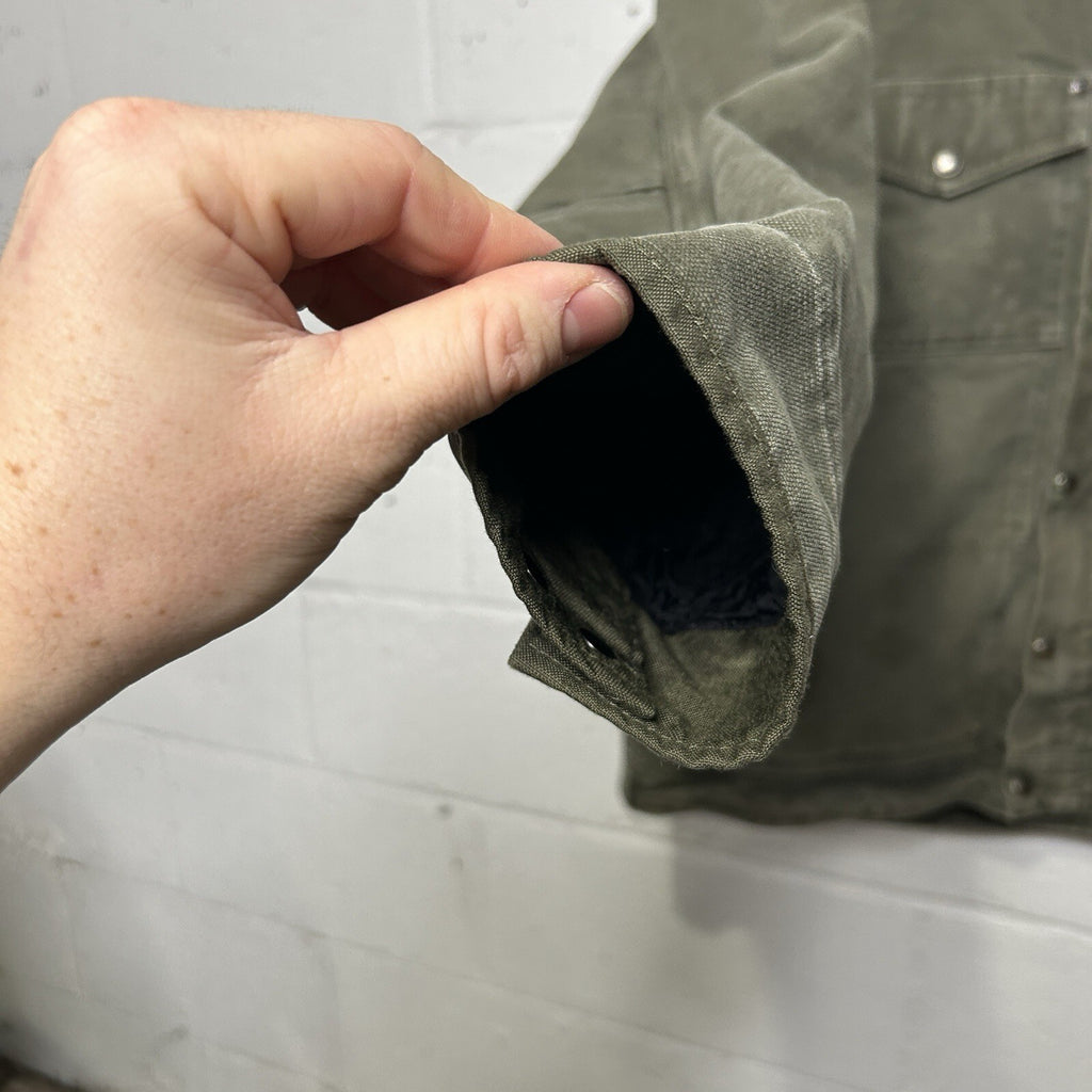 Carhartt Canvas Fleece-Lined Berwick Jacket “Moss Green” 101230-301 Men’s XL