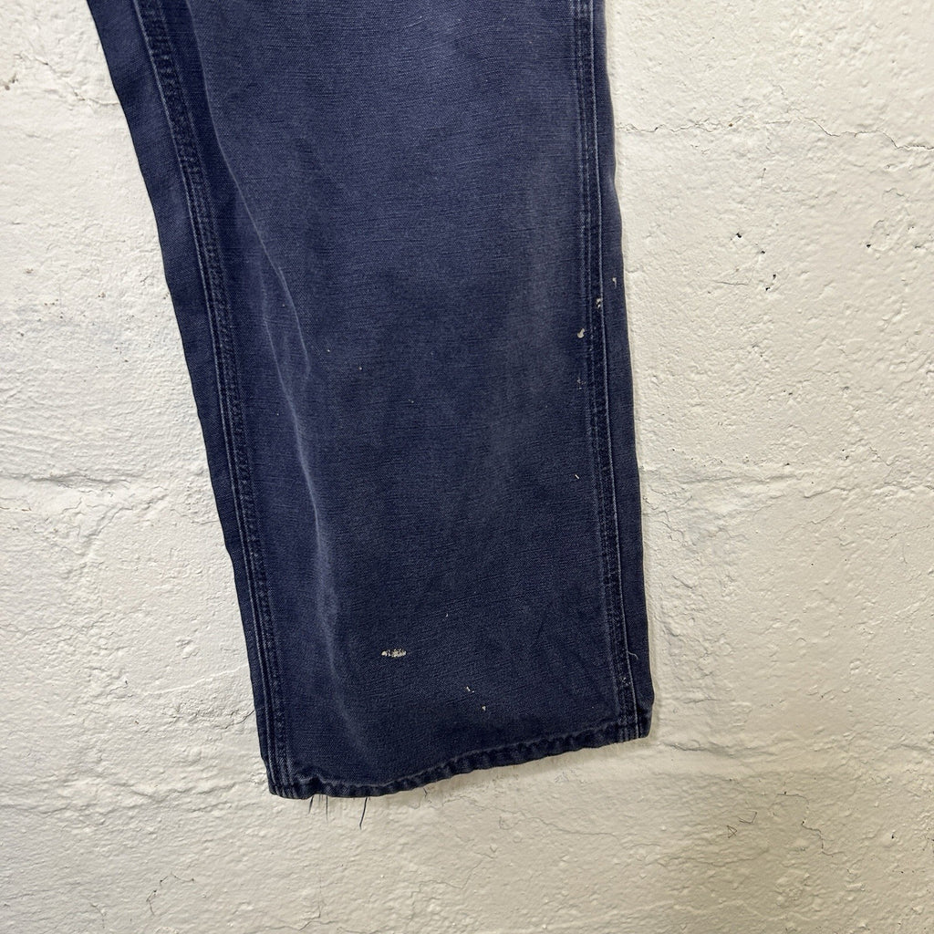 Vintage Carhartt Dungaree Fit Work Pants “Midnight Navy” B11 MDT 38x32