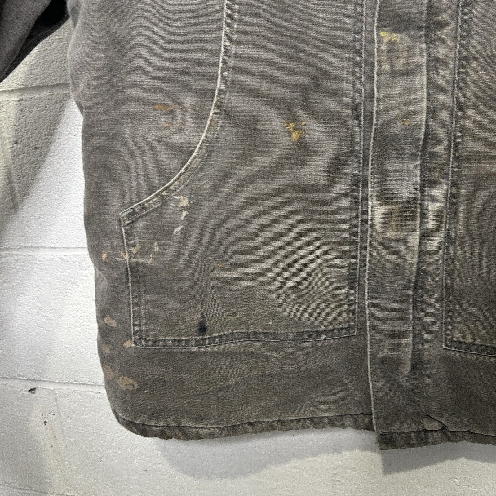 Vintage Carhartt Quilted Arctic Chore Jacket “Cement Grey” C26 CMT Men’s X-Large