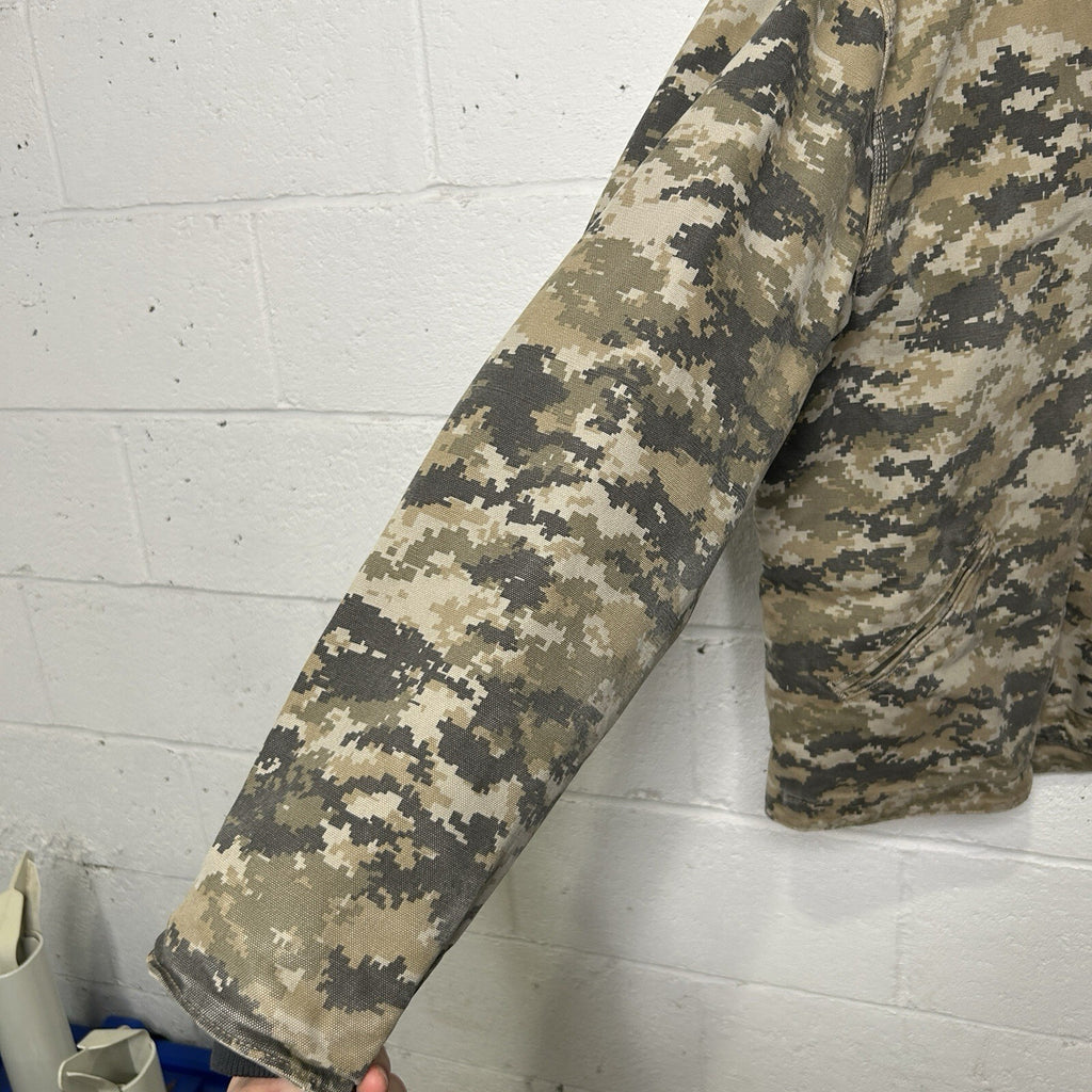 Carhartt Sherpa-Lined Hooded Detroit Jacket “Digital Camo” 101822-910 Men’s Med