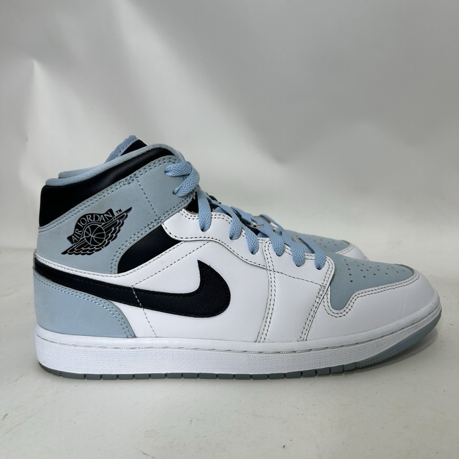 Nike Air Jordan 1 Retro Mid SE "Ice Blue" DV1308-104 Men’s 9 Worn