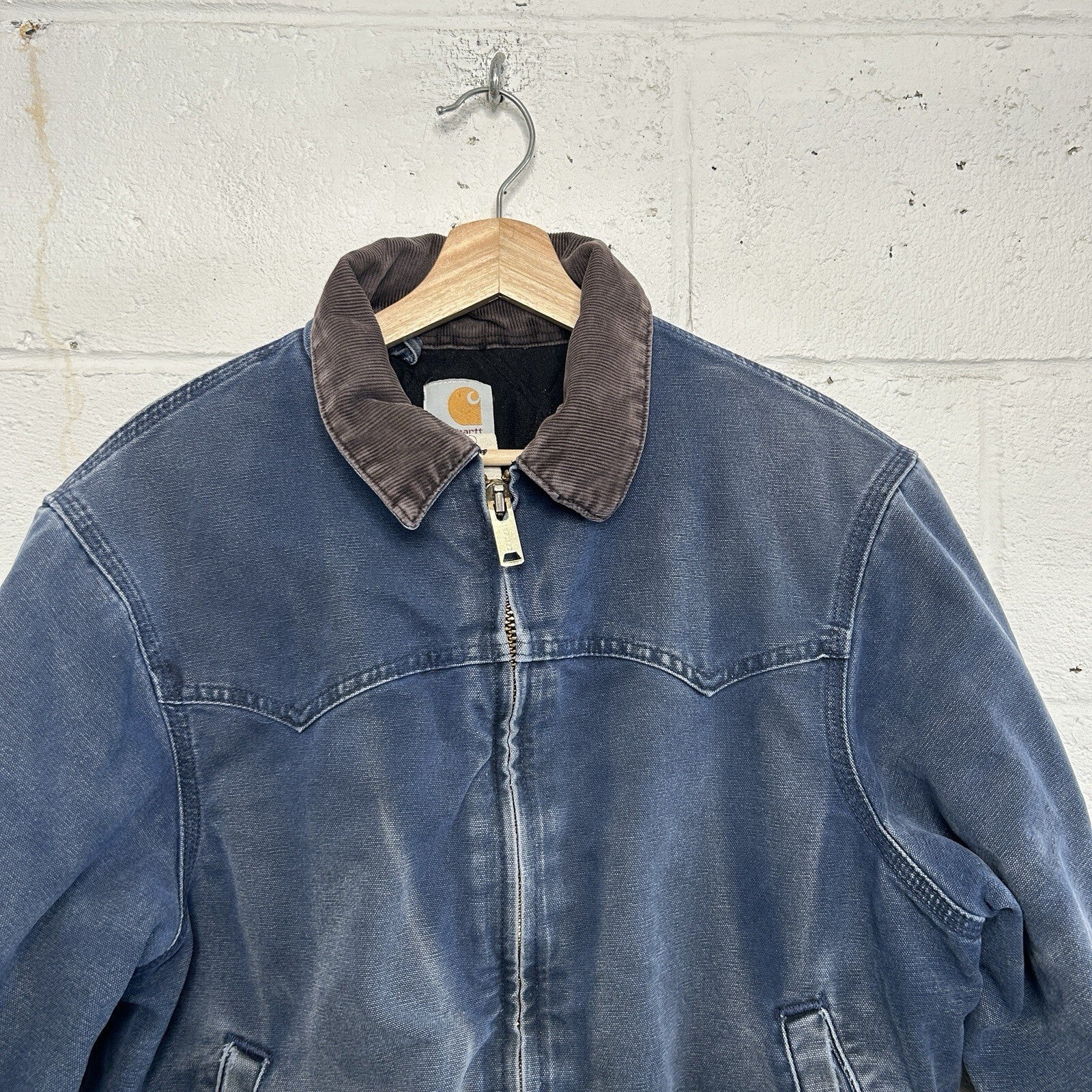 Vintage Carhartt Quilted Santa Fe Jacket “Blue” J14 BLU Men’s Medium Rare