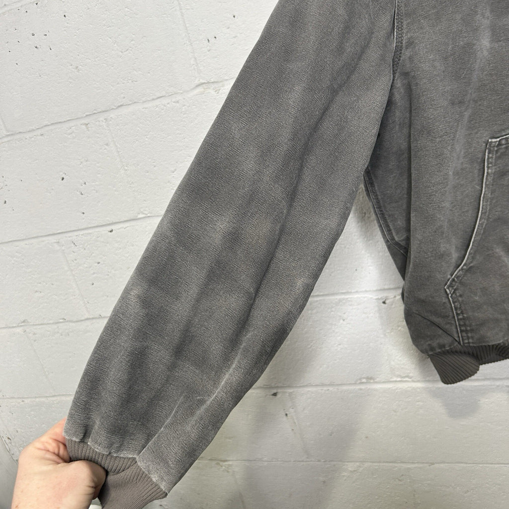 Vintage Carhartt Quilted Hooded Active Jacket “Gravel Grey” J130 GVL Men’s Large