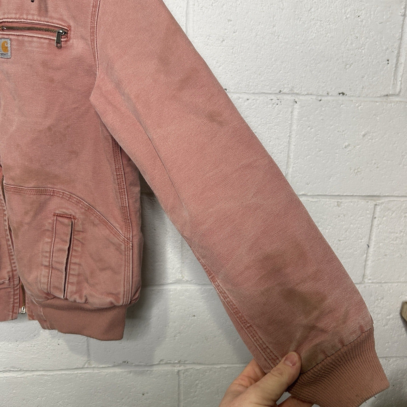 Carhartt Sherpa-Lined Wildwood Jacket “Dried Pink Rose 100815-680 Women’s Small