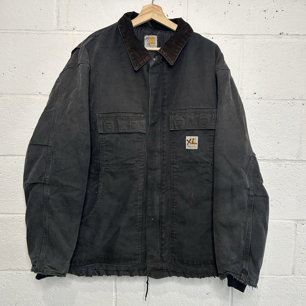 Carhartt Quilt-Lined Artic Traditional Jacket “Black” C003 BLK Men’s X-Large