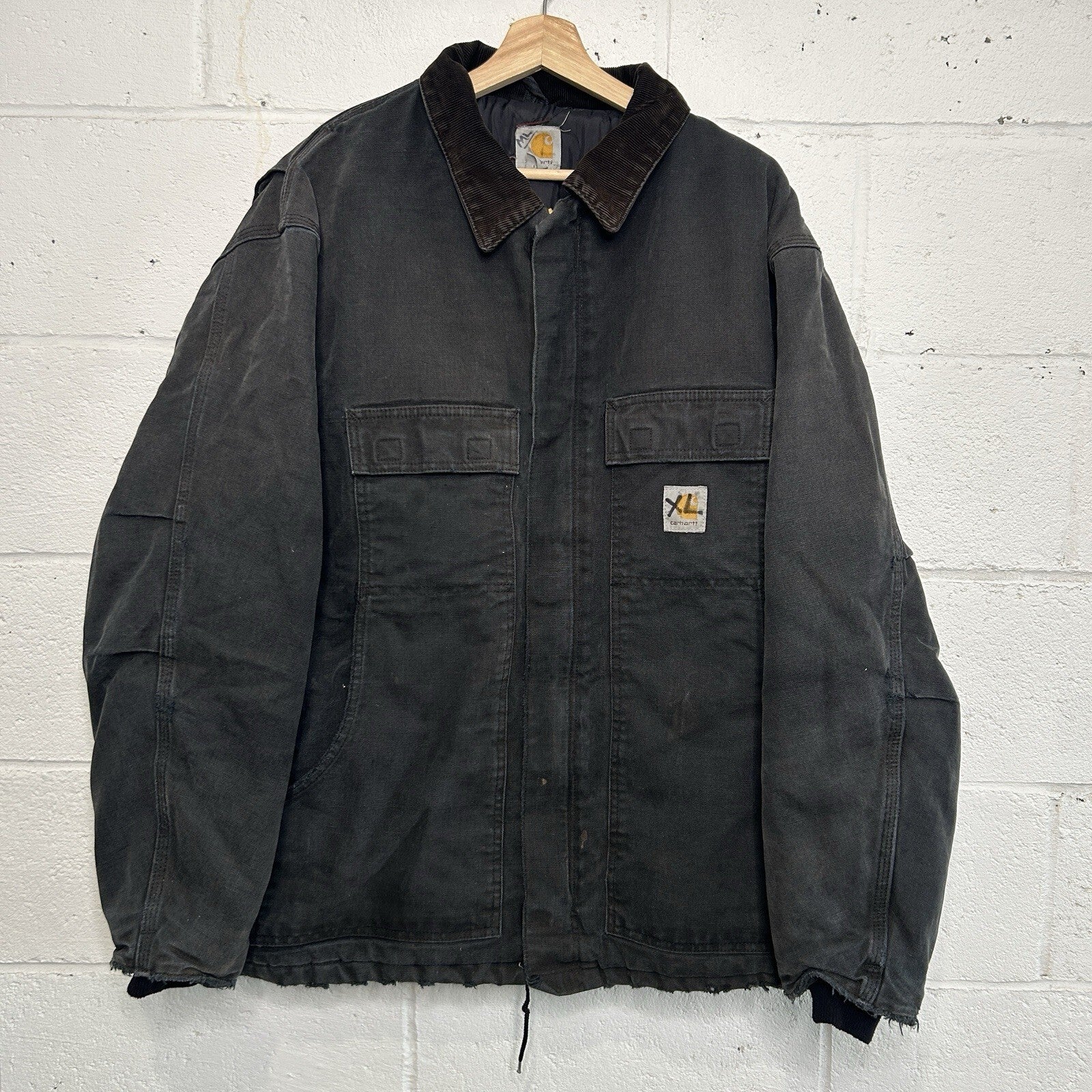 Carhartt Quilt-Lined Artic Traditional Jacket “Black” C003 BLK Men’s X-Large