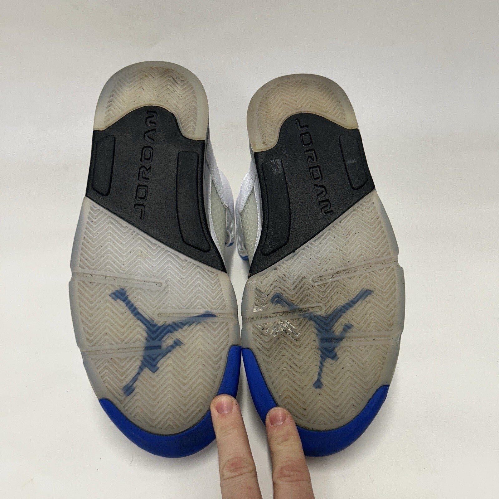 Nike Air Jordan 5 Retro “Stealth 2.0/White Blue Grey” DD0587-140 Men’s 9 Worn