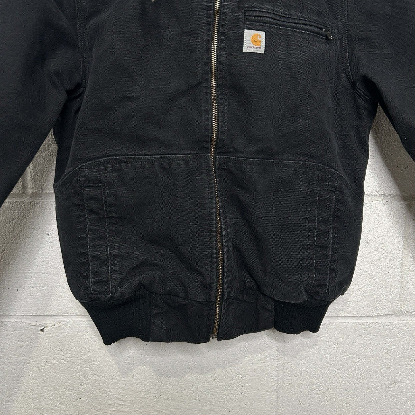Carhartt Sherpa-Lined Wildwood Jacket “Washed Black” 100815-001 Women’s Medium