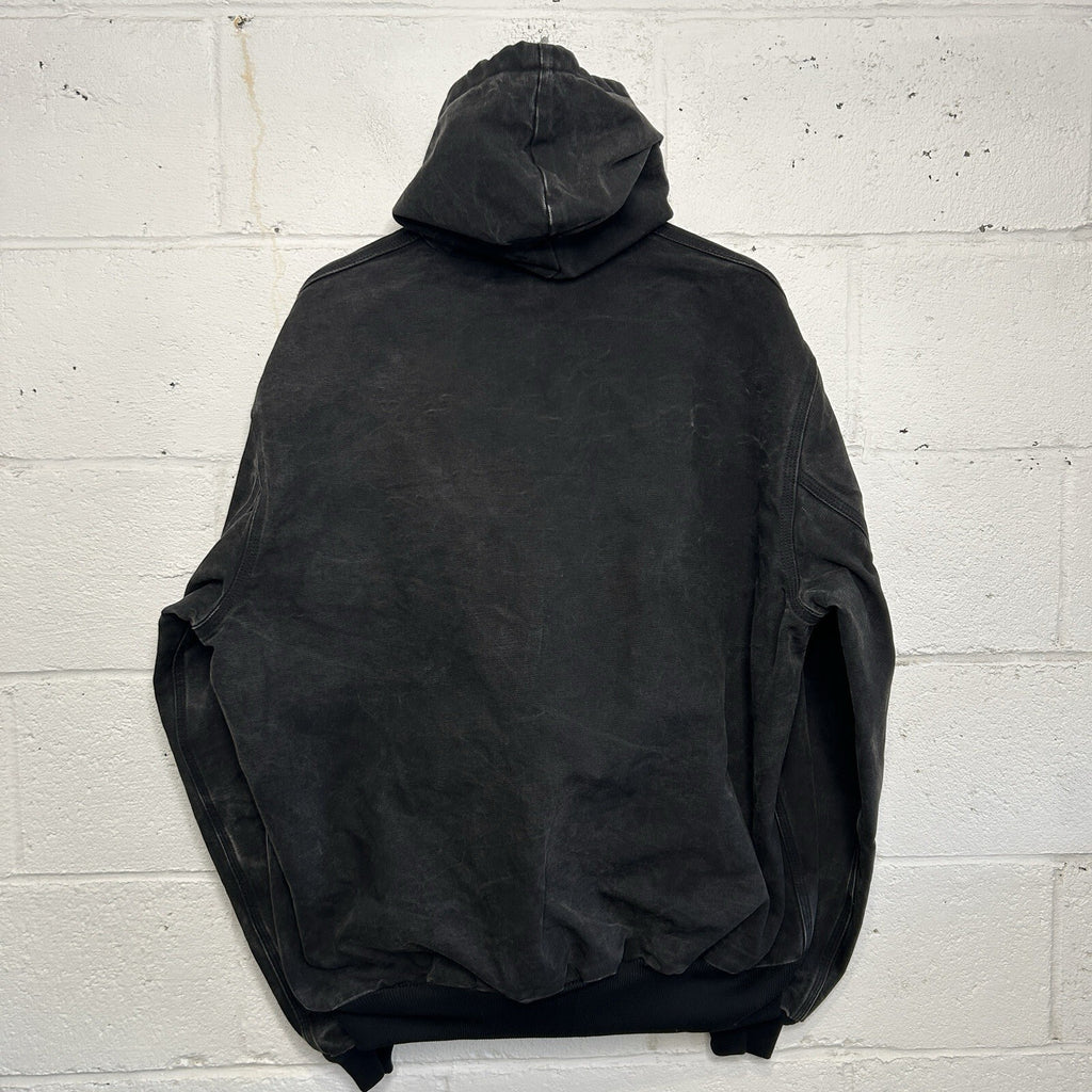 Vintage Carhartt Thermal Hooded Jacket “Black” Budweiser J03 BLK Men’s Large