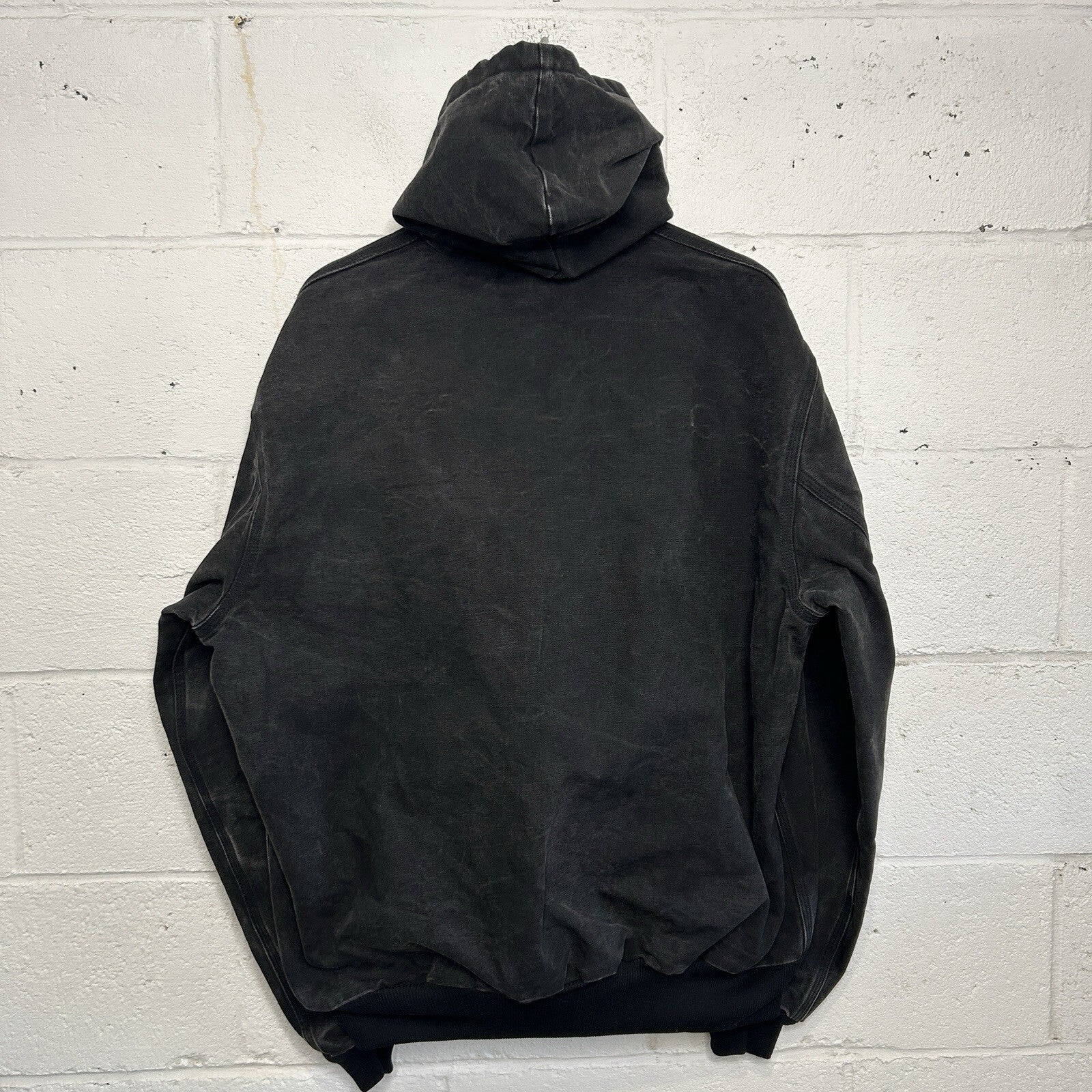Vintage Carhartt Thermal Hooded Jacket “Black” Budweiser J03 BLK Men’s Large