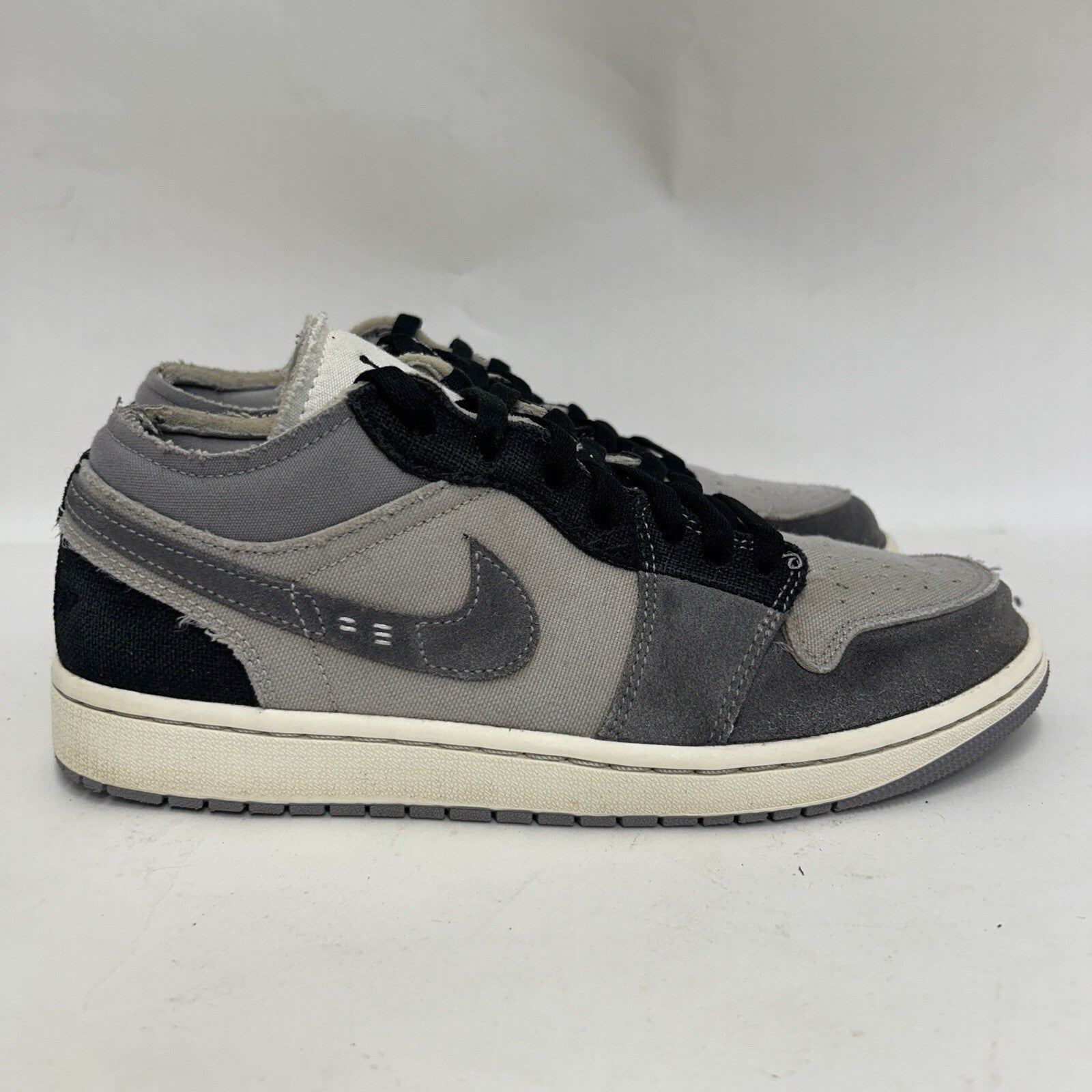 Nike Air Jordan 1 Low SE Craft “Black Tech Grey” DZ4135-002 Men's 9 Worn