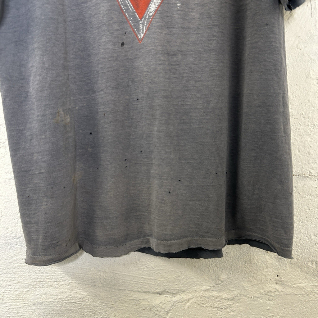 Vintage Thrashed & Faded 1980’s Harley-Davidson 3D Emblem V-Twin Shirt Men’s XL